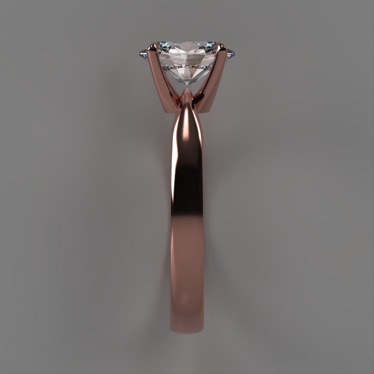 Anillo Emily en oro corte oval