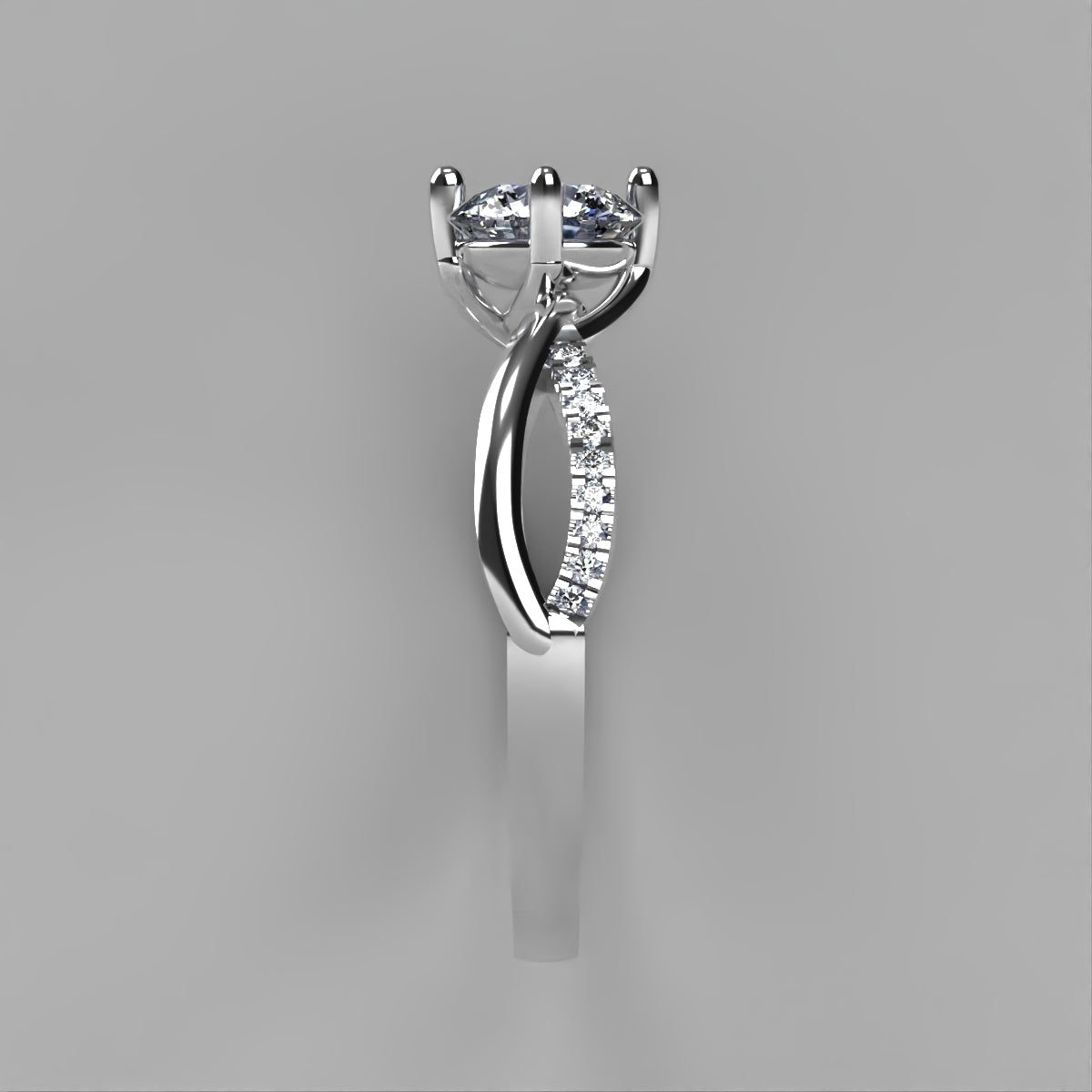 Anillo de compromiso en oro