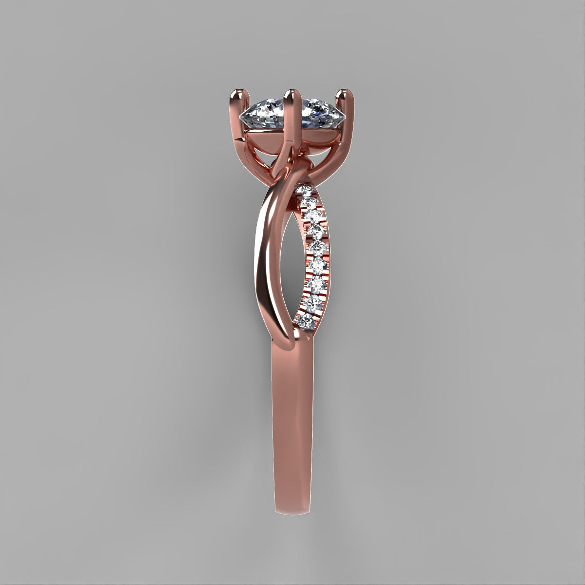 Anillo de compromiso en oro
