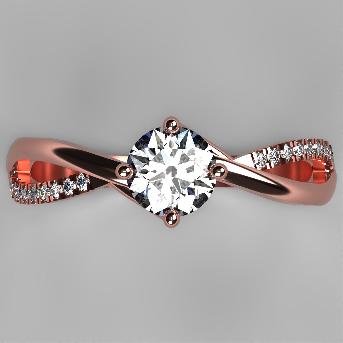 Anillo de compromiso en oro