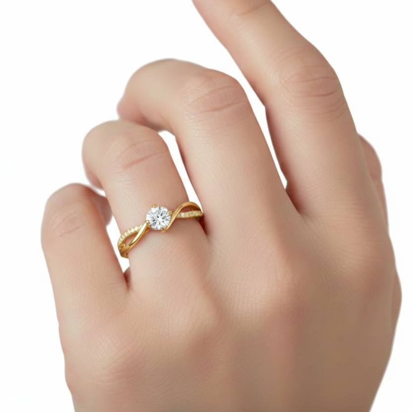 Anillo Ethernel en oro