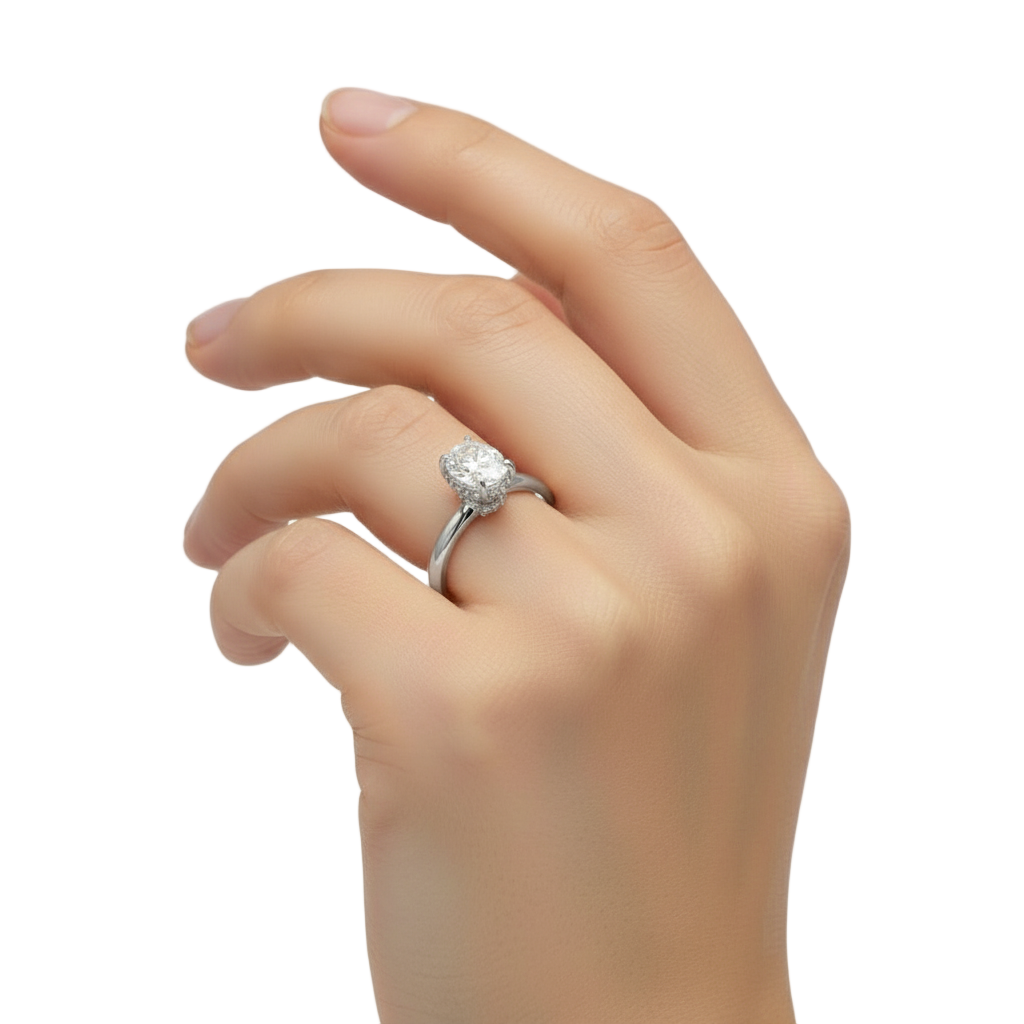 Anillo Afrodita en oro 1.00 ct