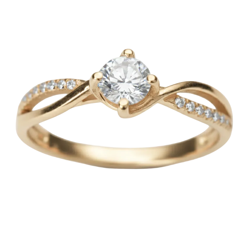 Anillo Ethernel en oro