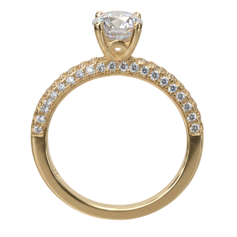 Anillo de compromiso en oro