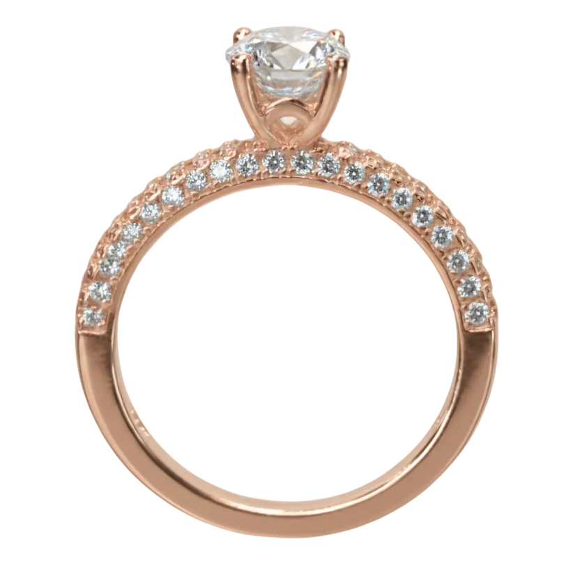 Anillo de compromiso en oro