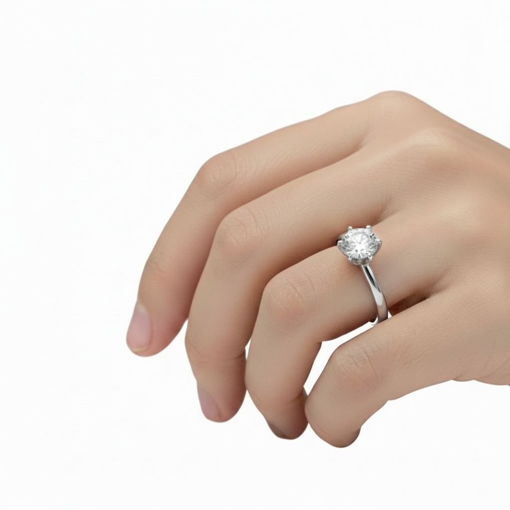 Anillo Amelie en oro 1.00 ct