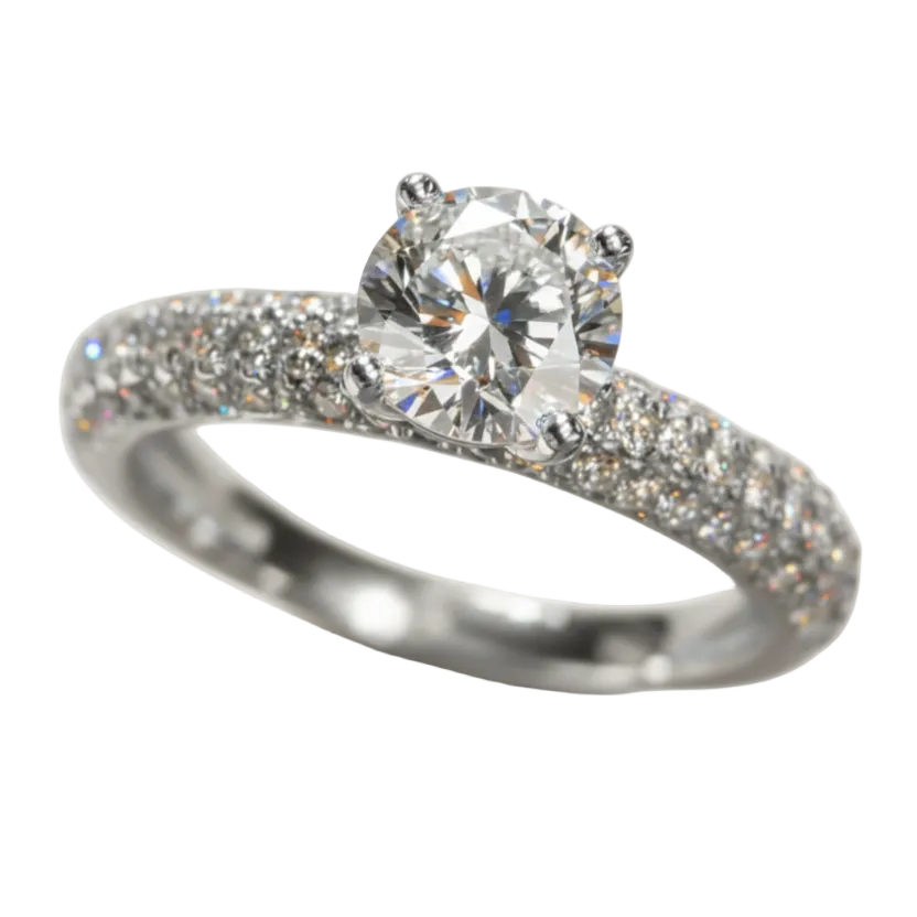 Anillo de compromiso en oro