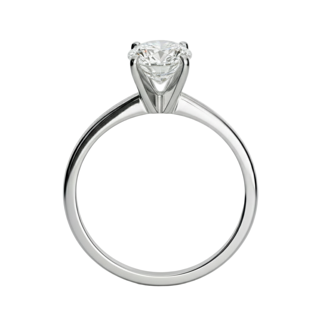 Anillo Emily en oro corte oval 1.00 ct
