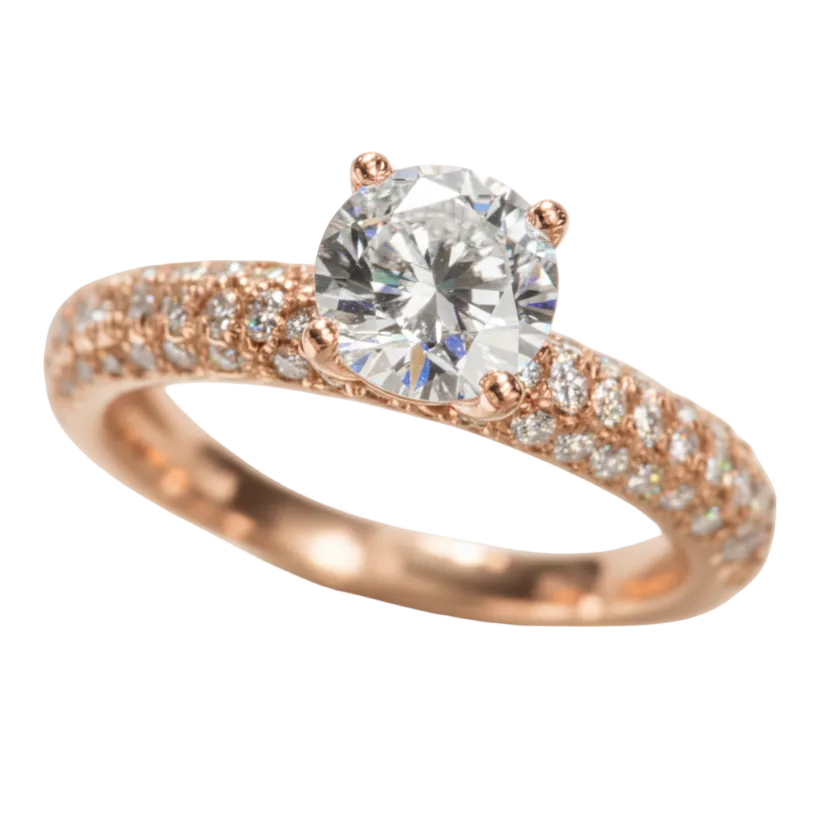 Anillo de compromiso en oro