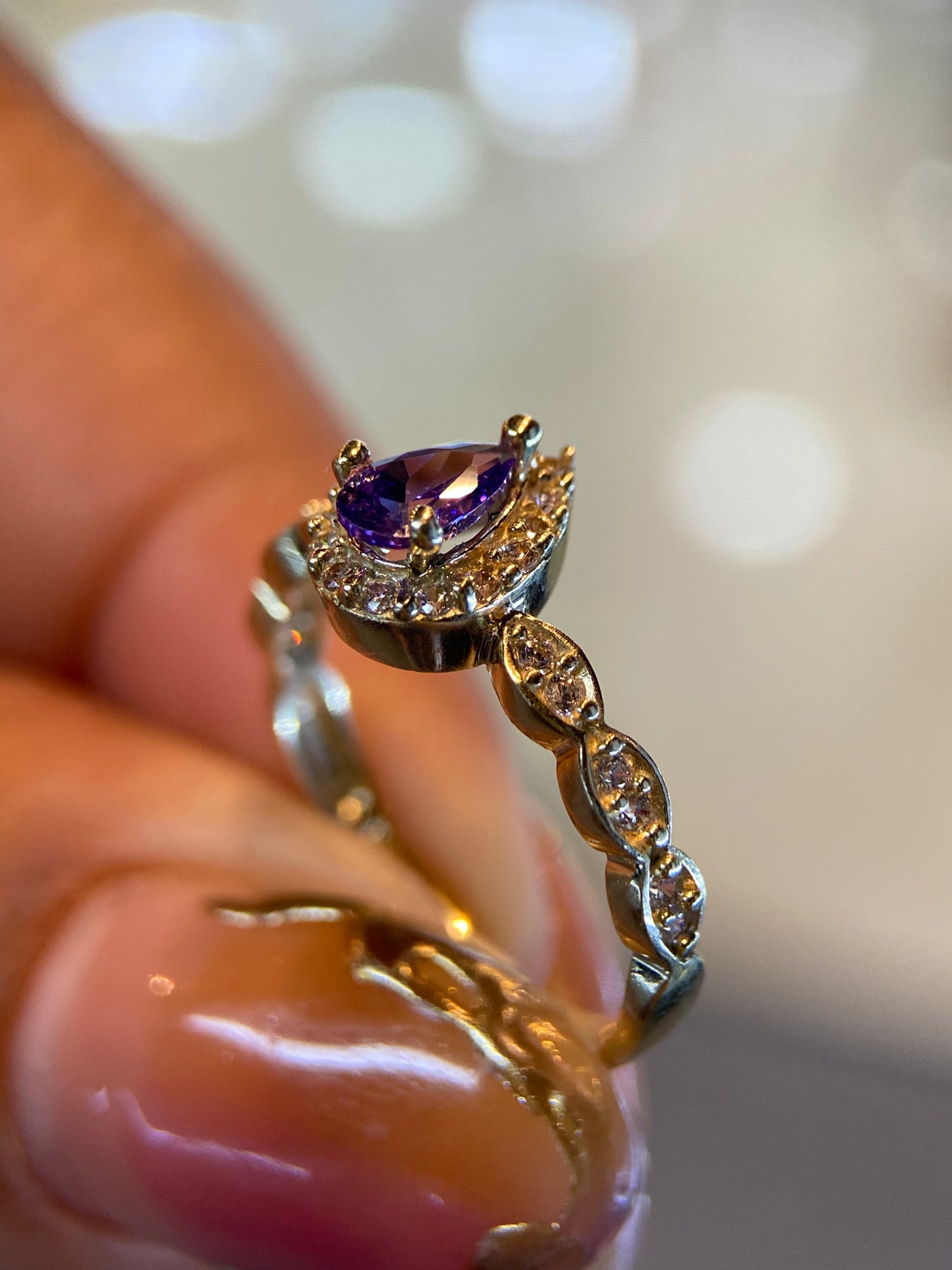 Anillo de compromiso en oro