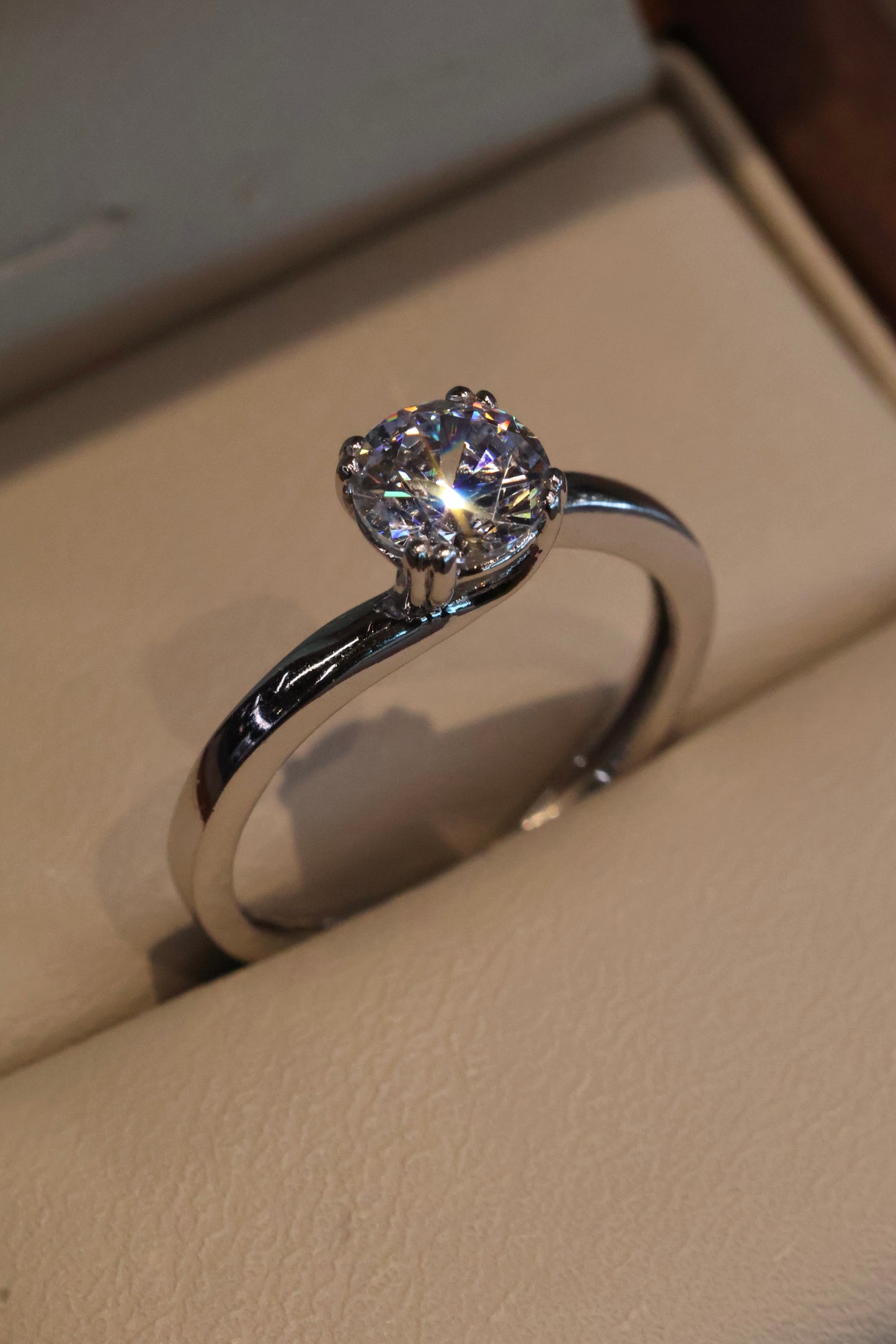 Anillo de compromiso en oro