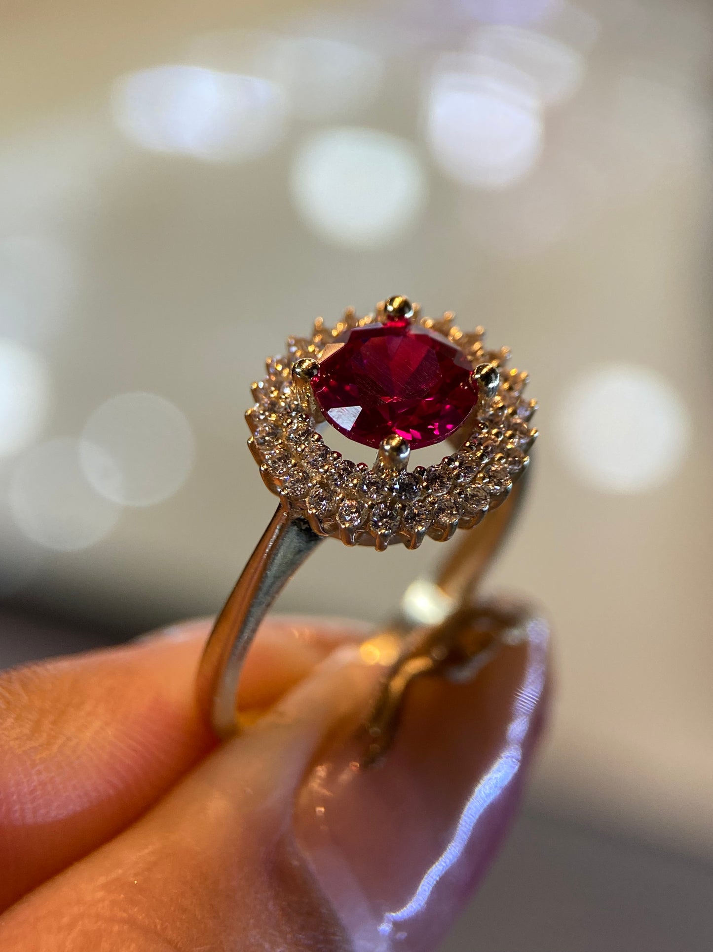 Anillo de compromiso en oro
