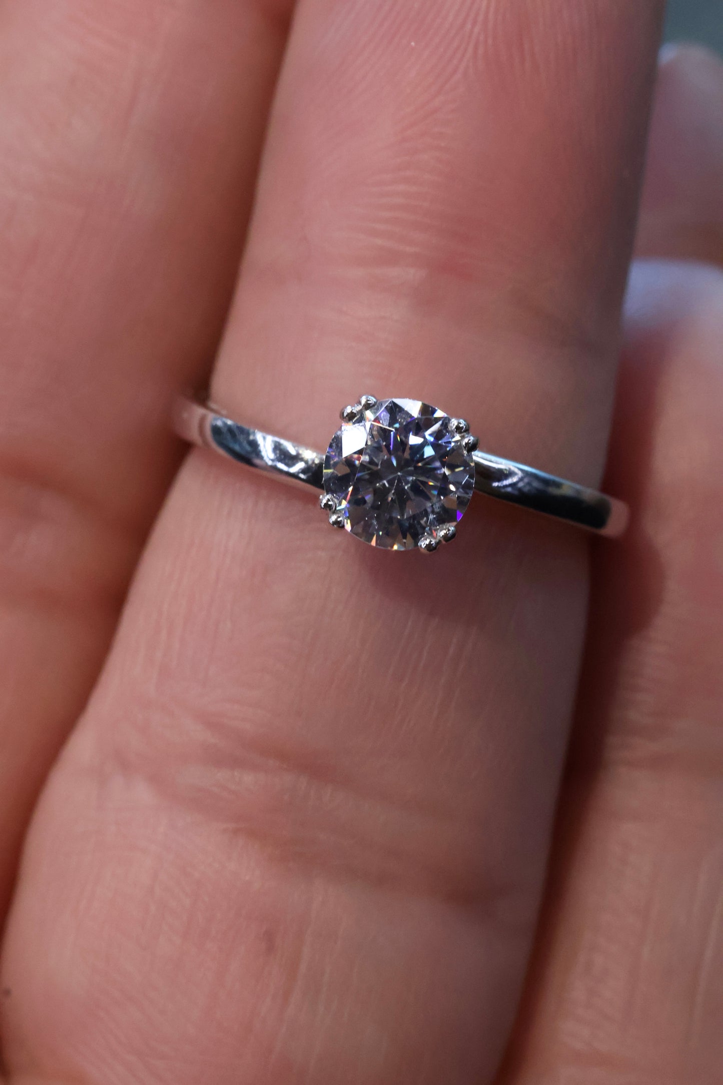 Anillo de compromiso en oro