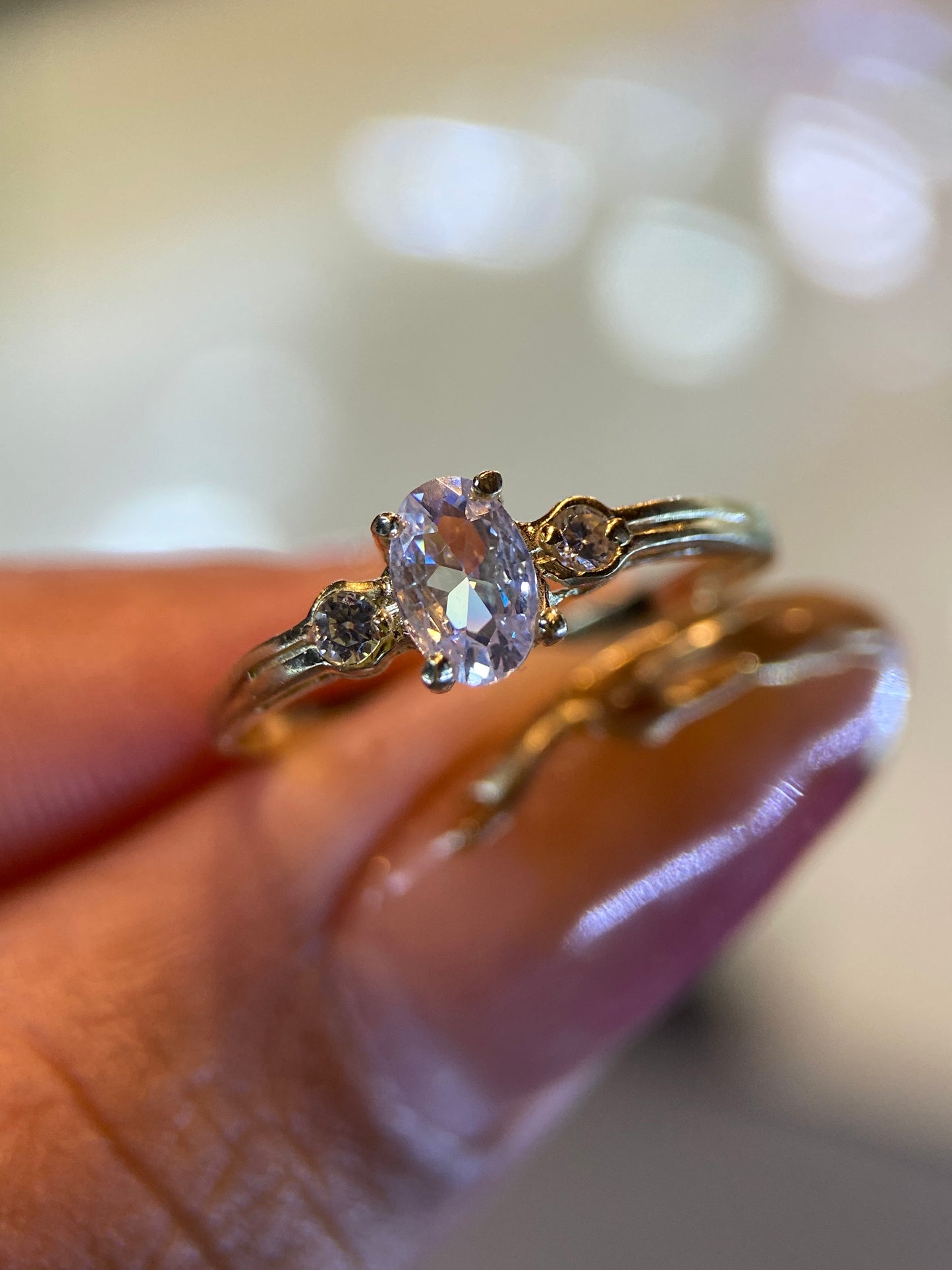 Anillo de compromiso en oro