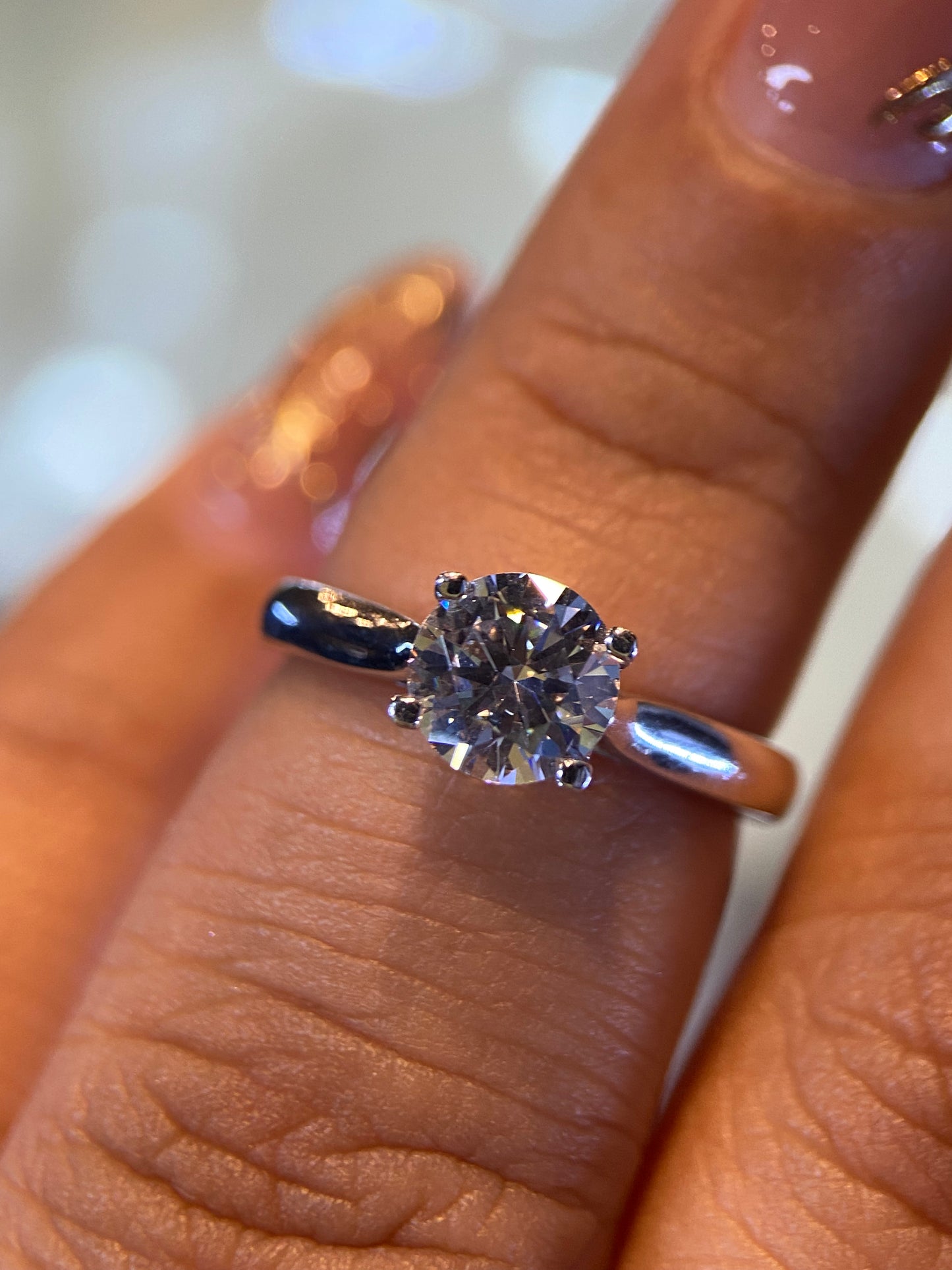Anillo de compromiso en oro