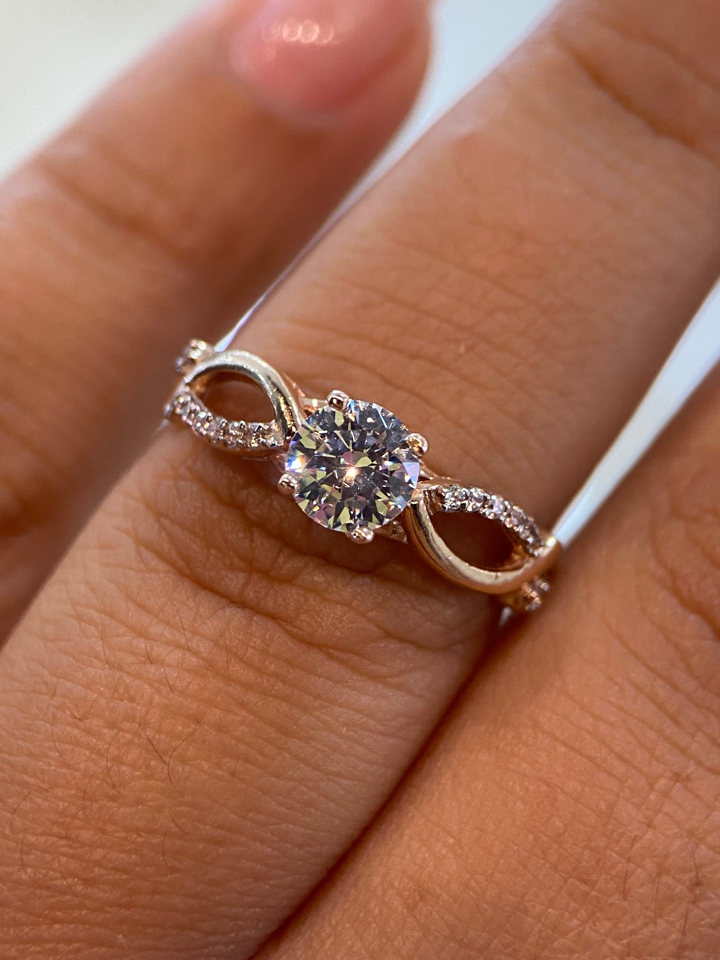 Anillo de compromiso en oro