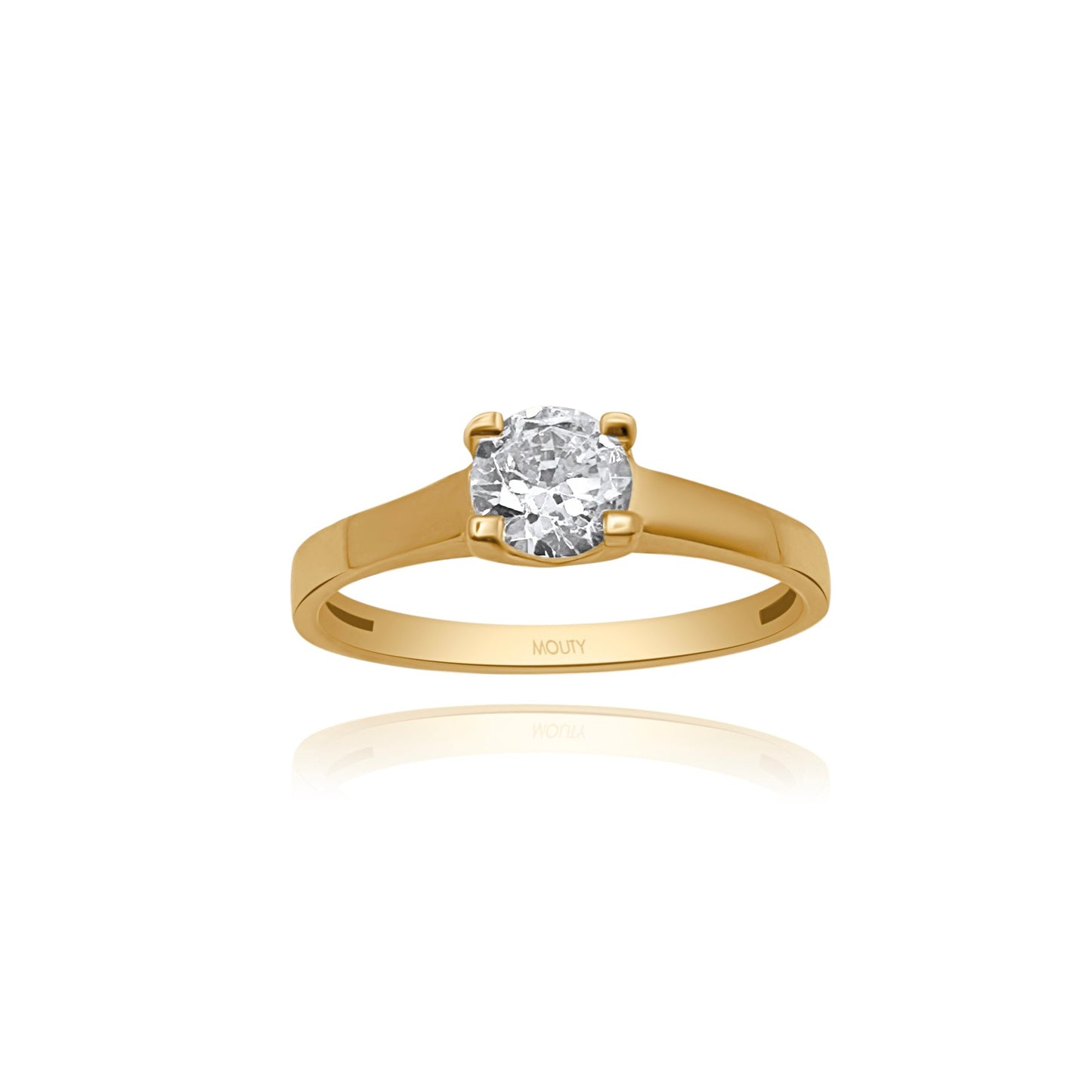 Anillo de compromiso en oro
