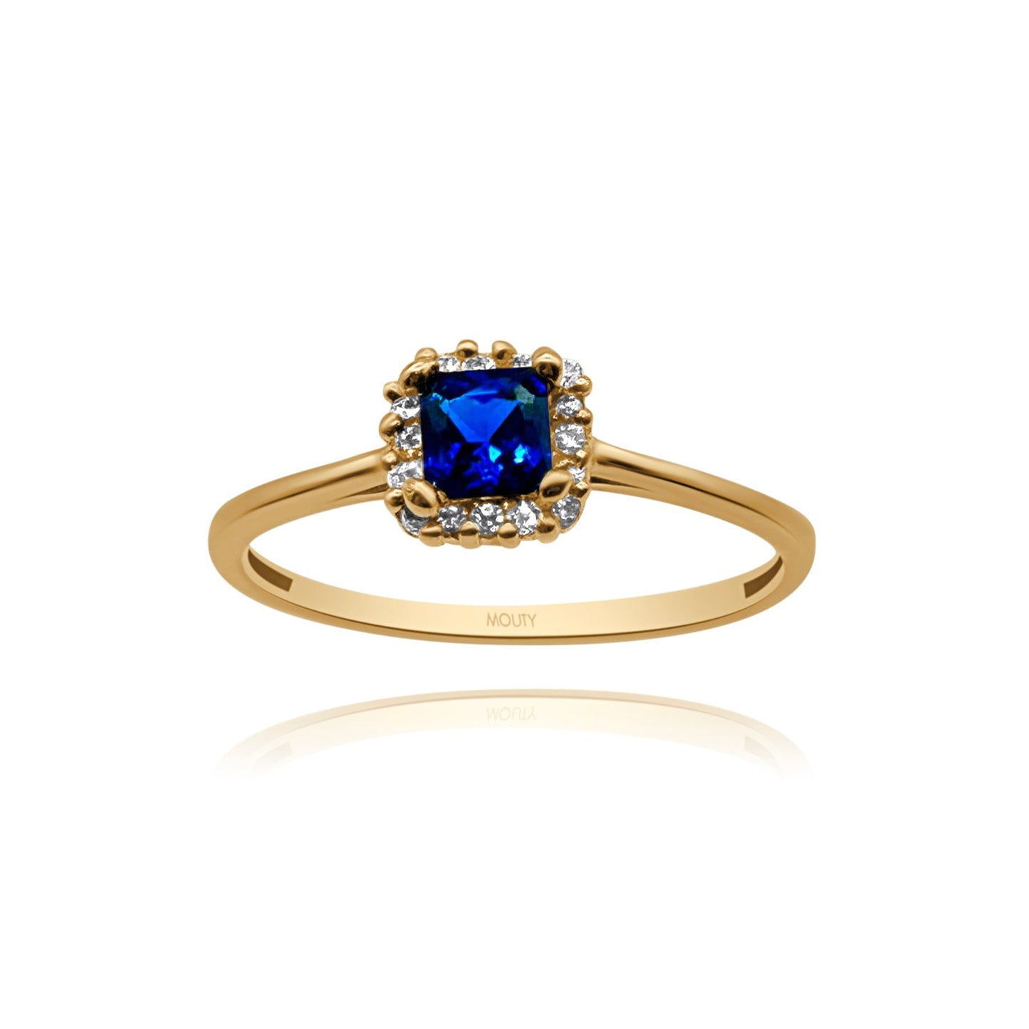 Anillo de compromiso en oro