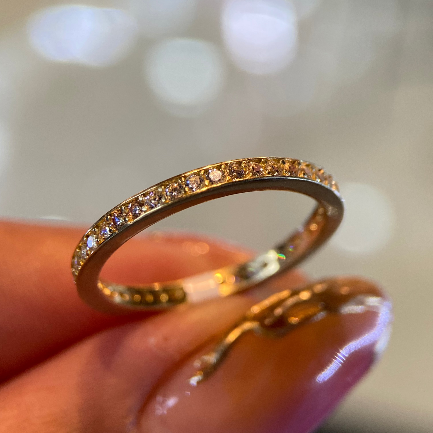 Anillo de compromiso en oro