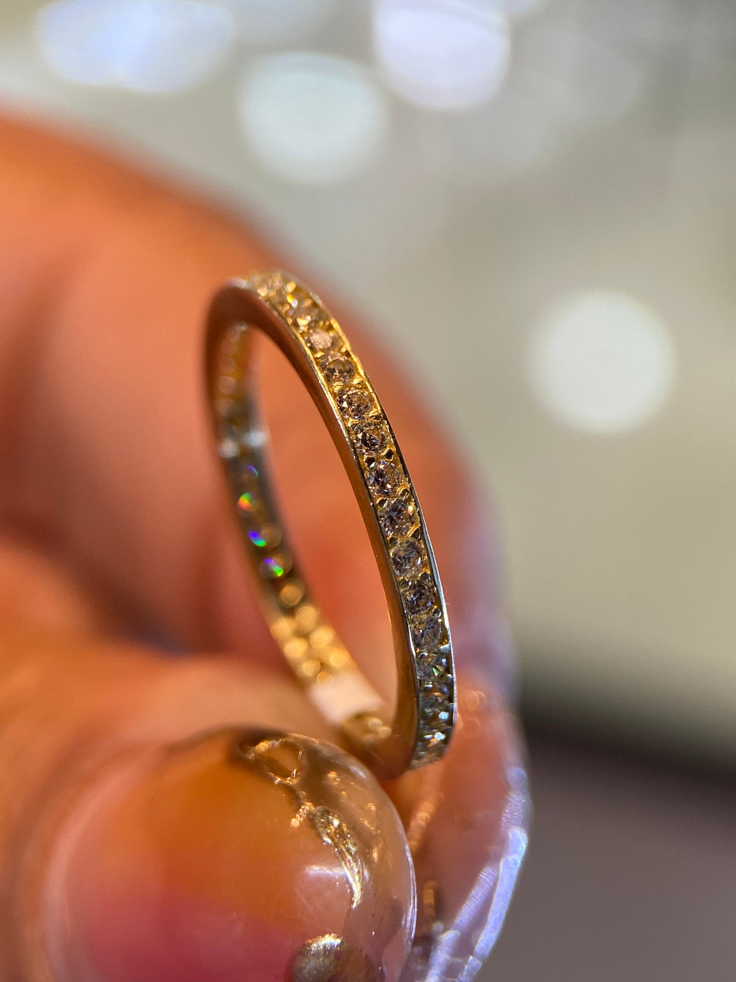 Anillo de compromiso en oro