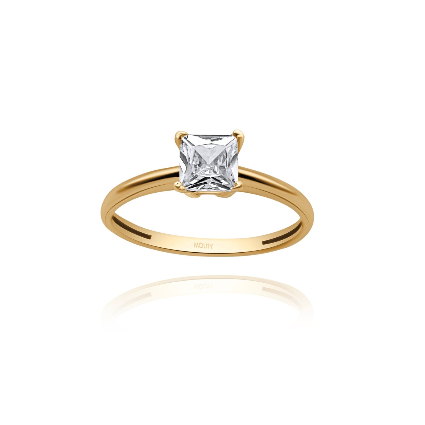 Anillo de compromiso en oro