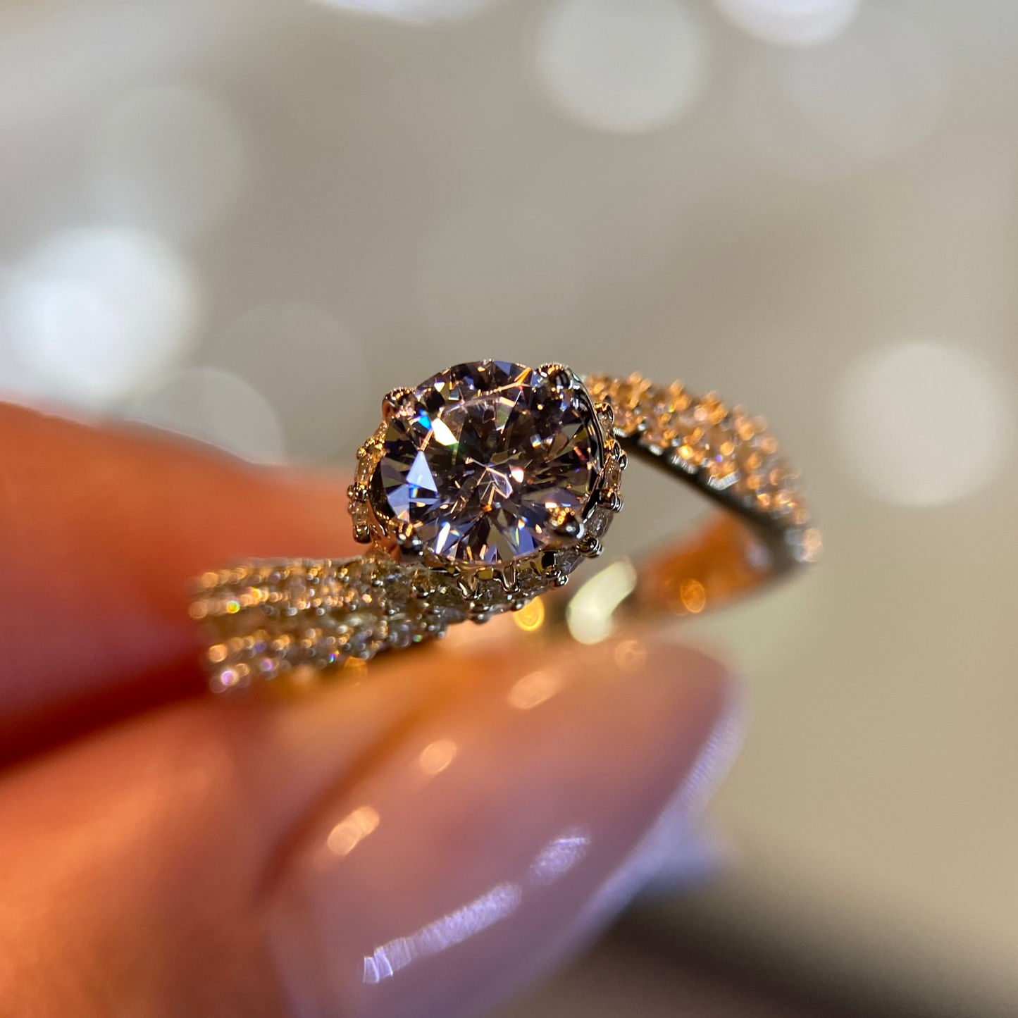 Anillo Italia en oro