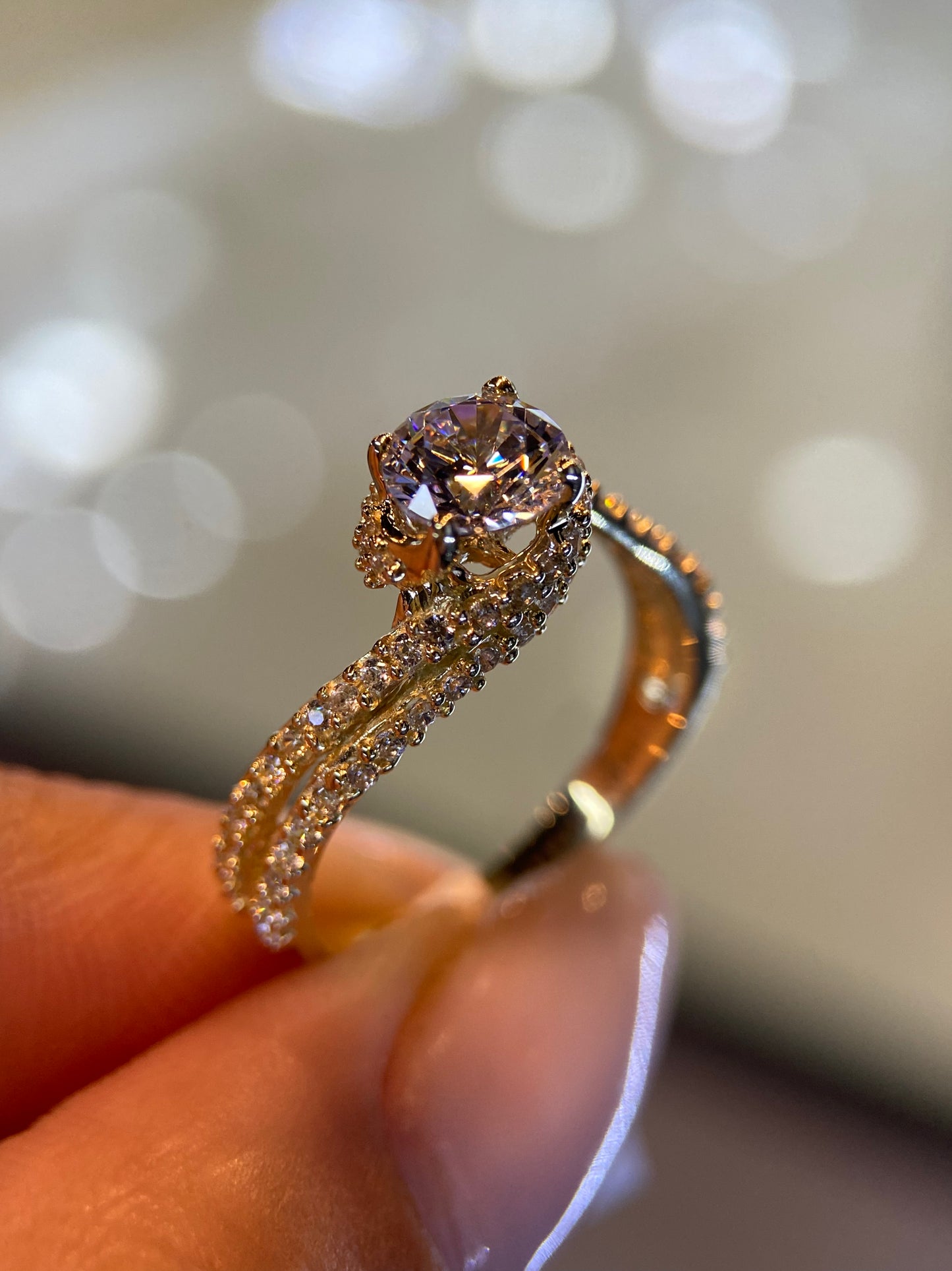 Anillo Italia en oro