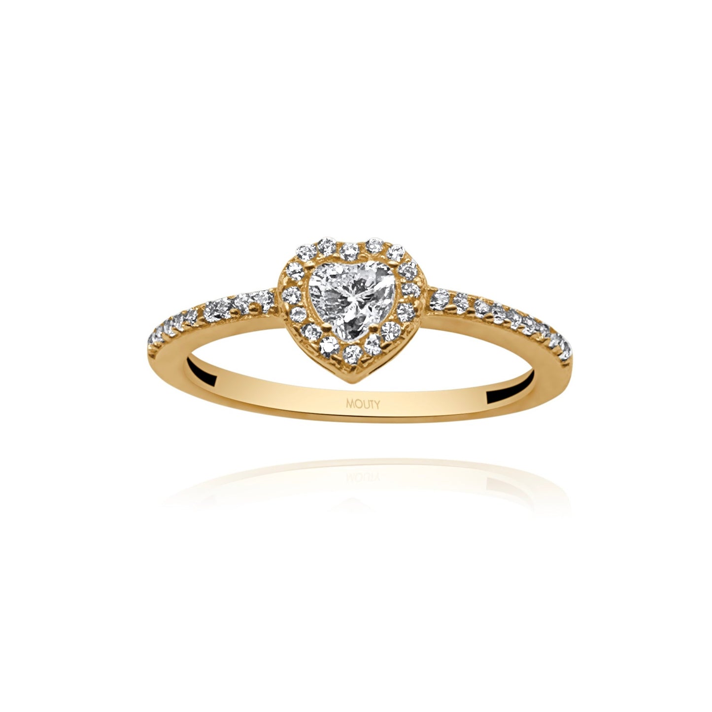 Anillo de compromiso en oro
