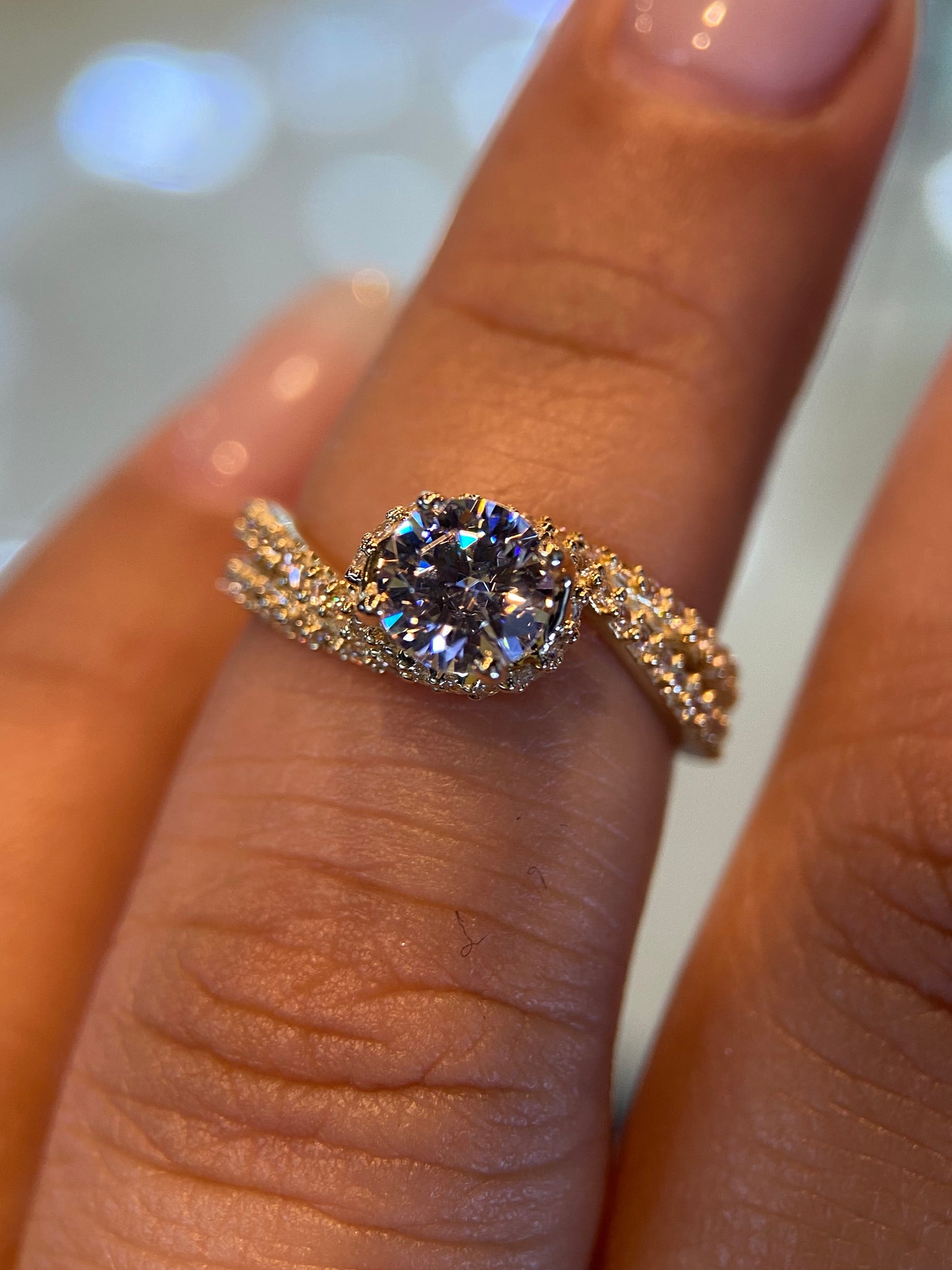 Anillo Italia en oro