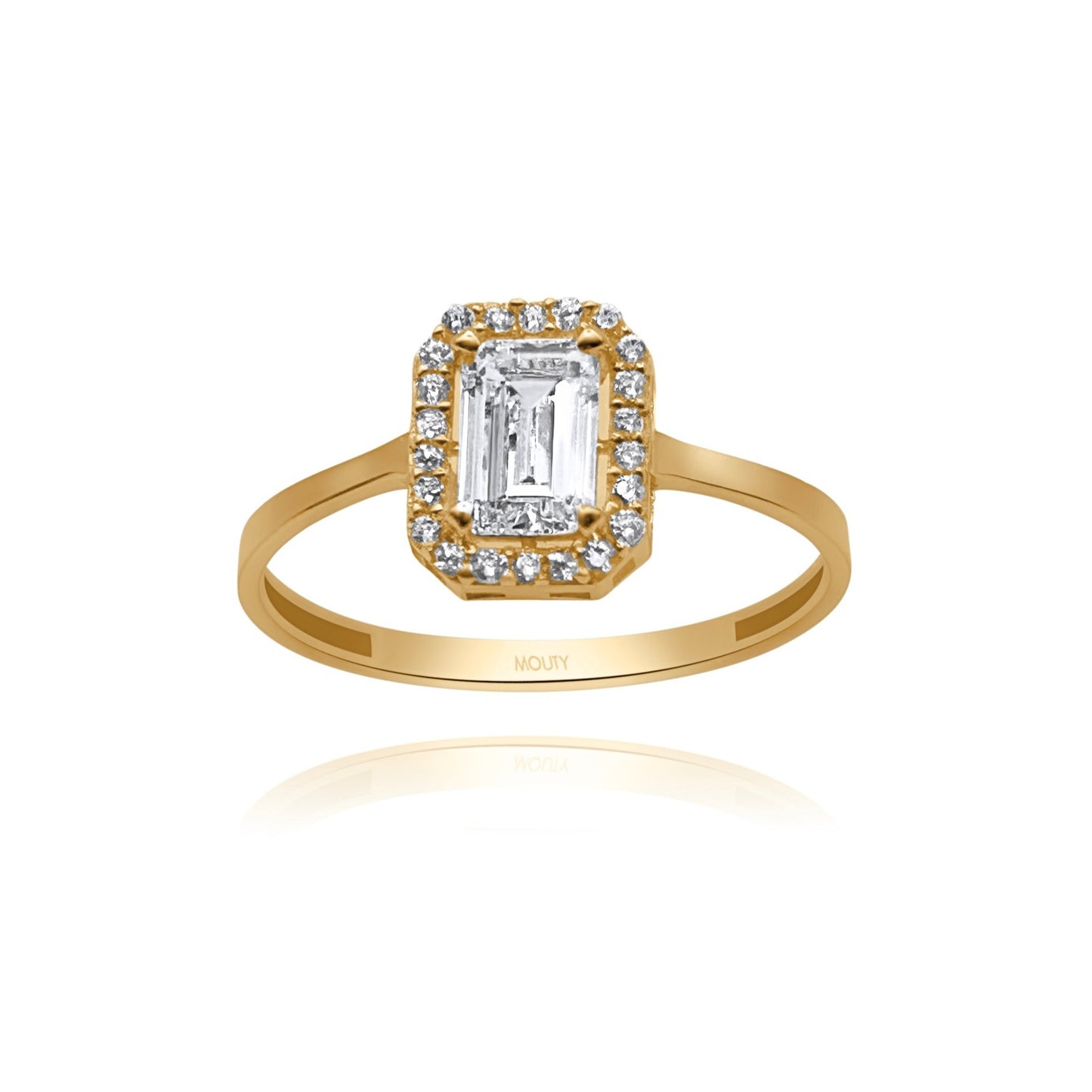 Anillo de compromiso en oro