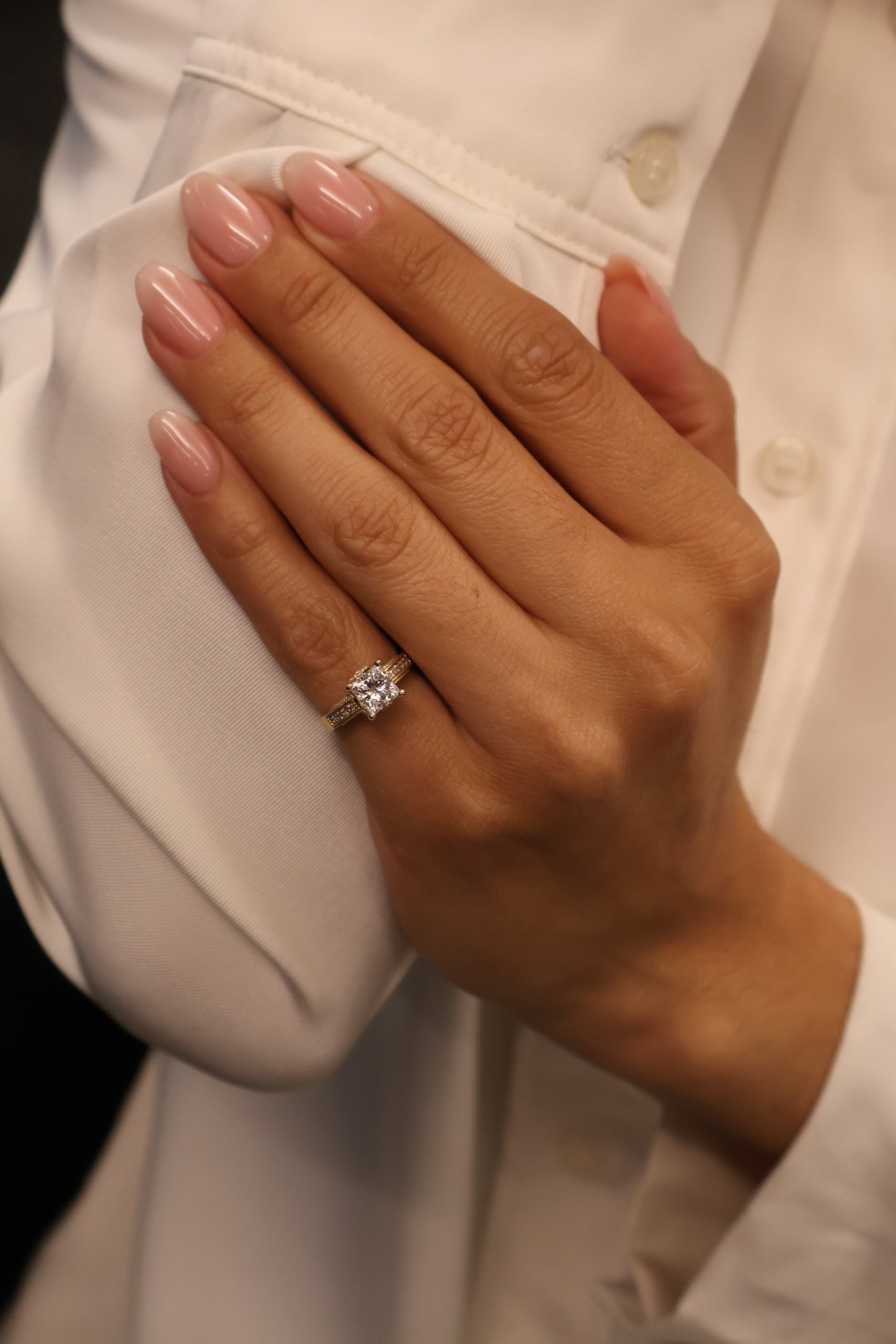 Anillo de compromiso en Oro