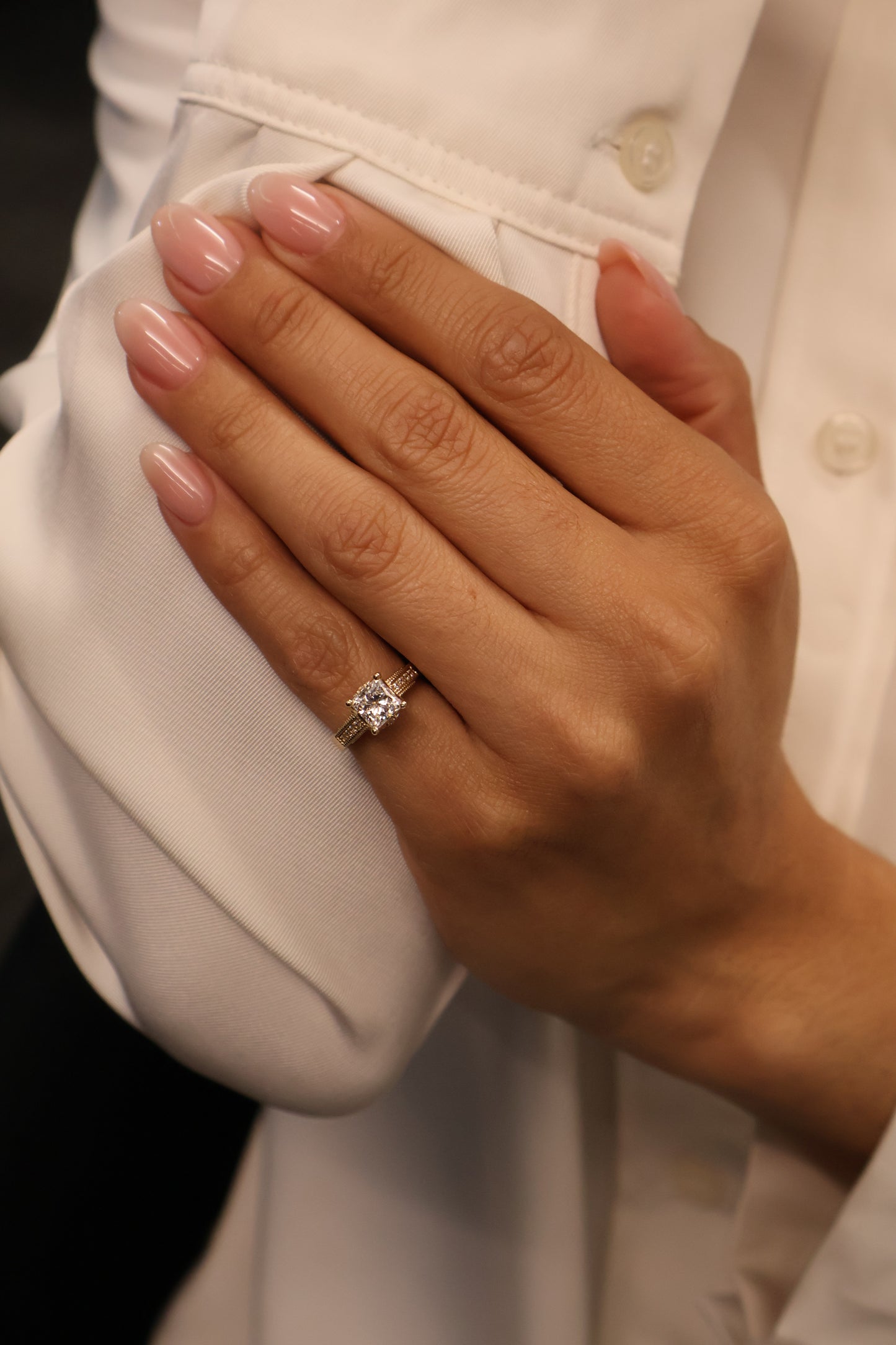 Anillo de compromiso en Oro