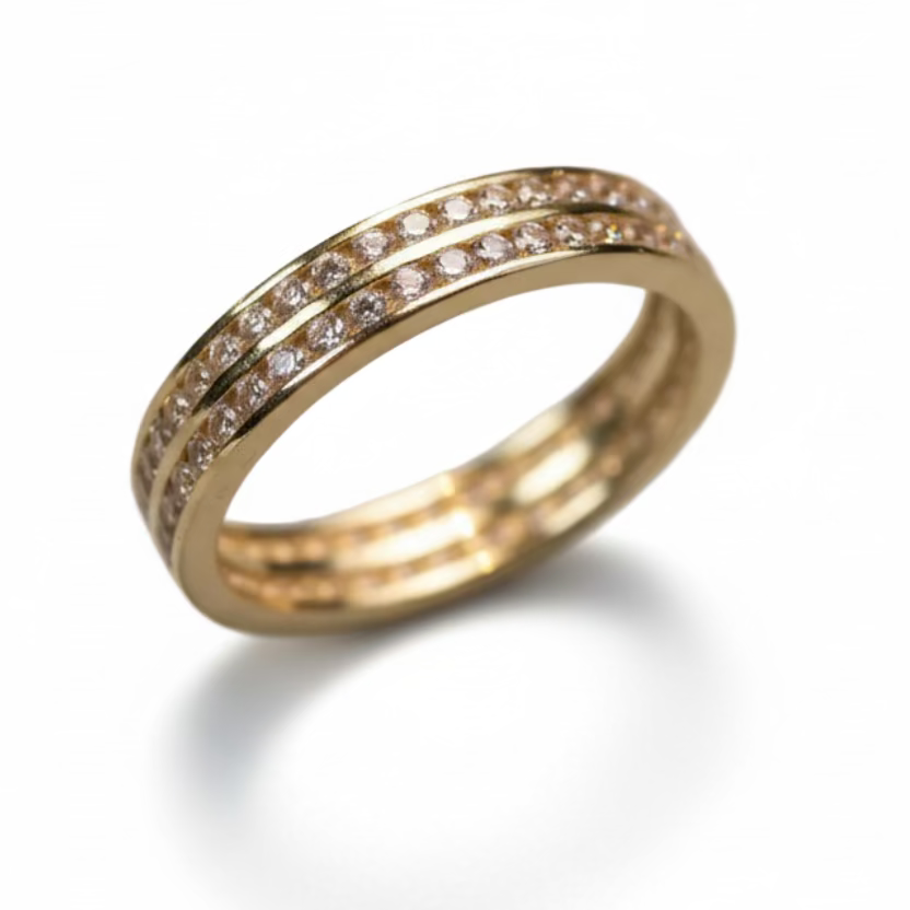 Anillo de compromiso en oro