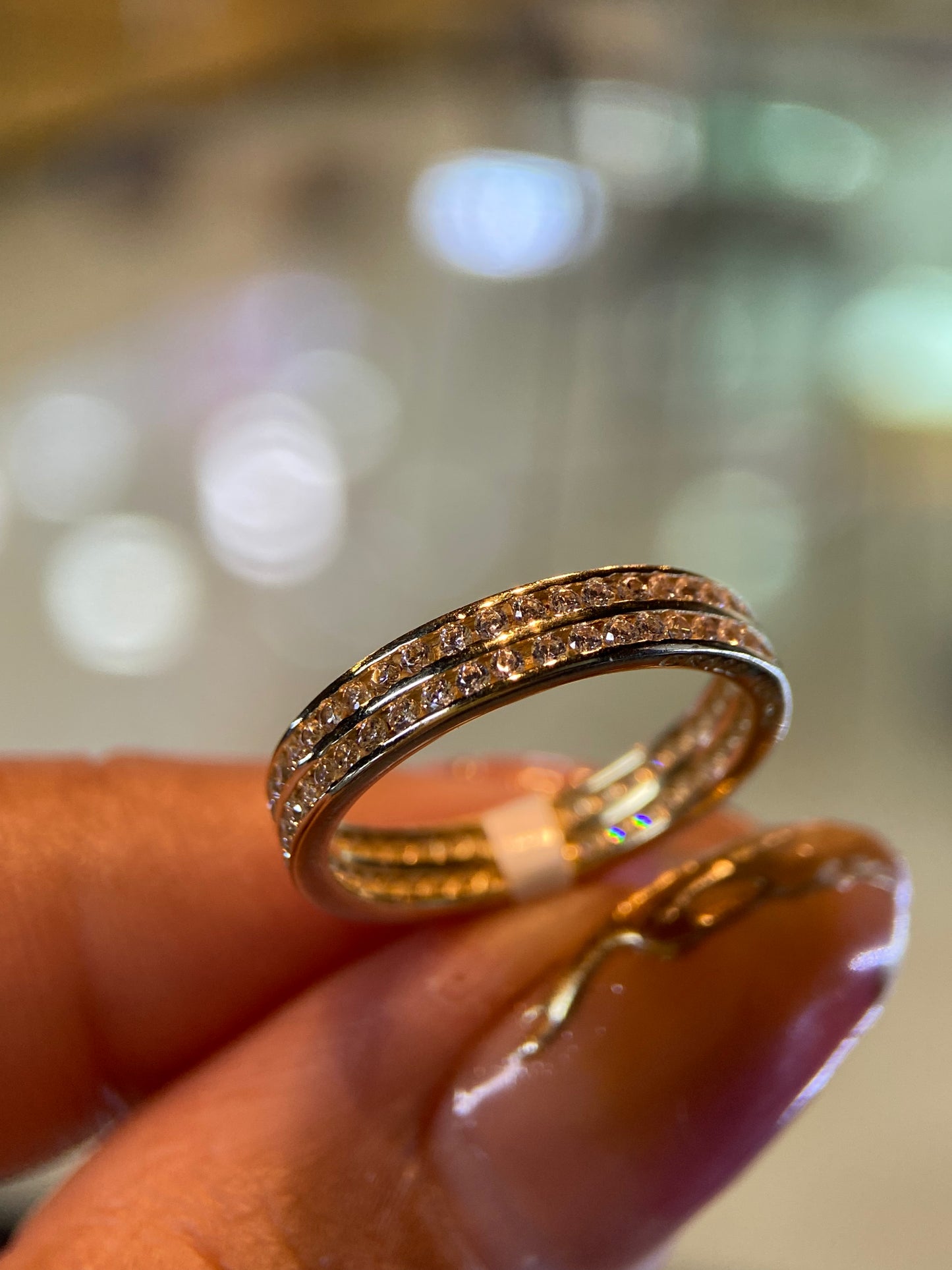 Anillo de compromiso en oro