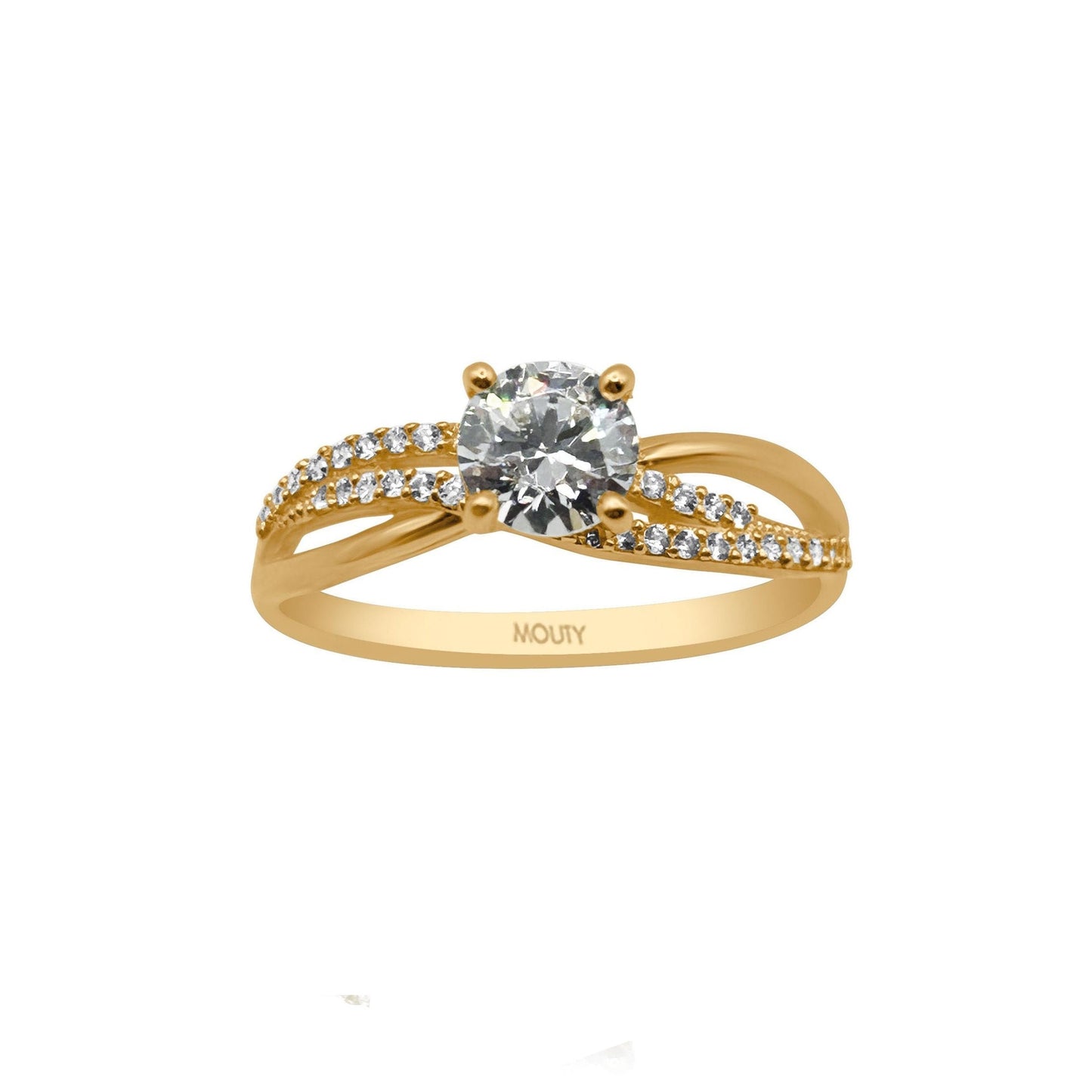 Anillo de compromiso en oro