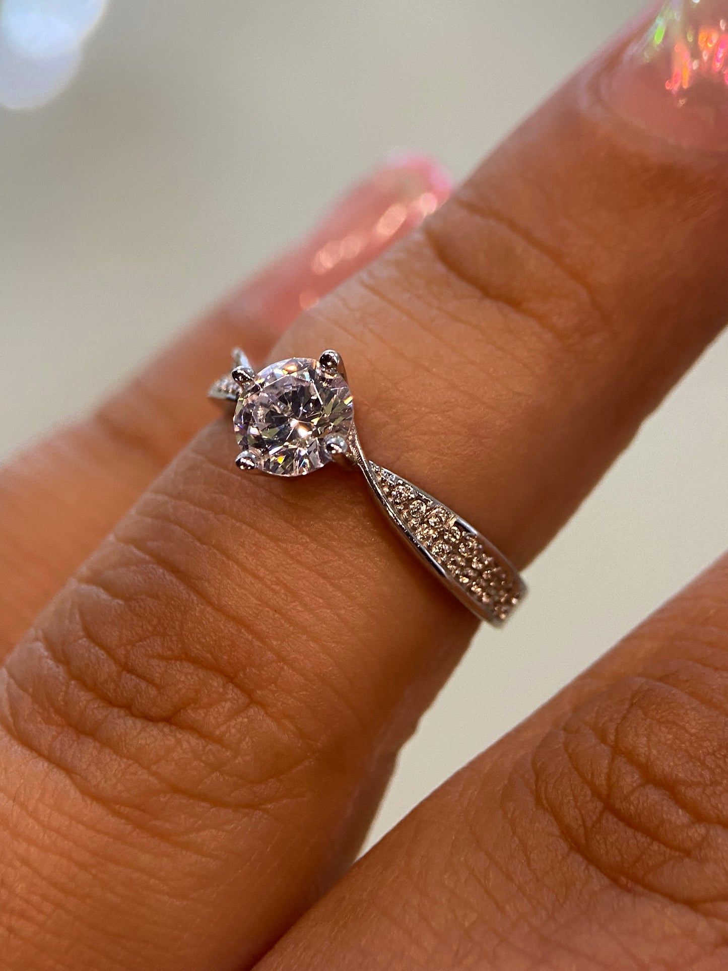 Anillo de compromiso en oro