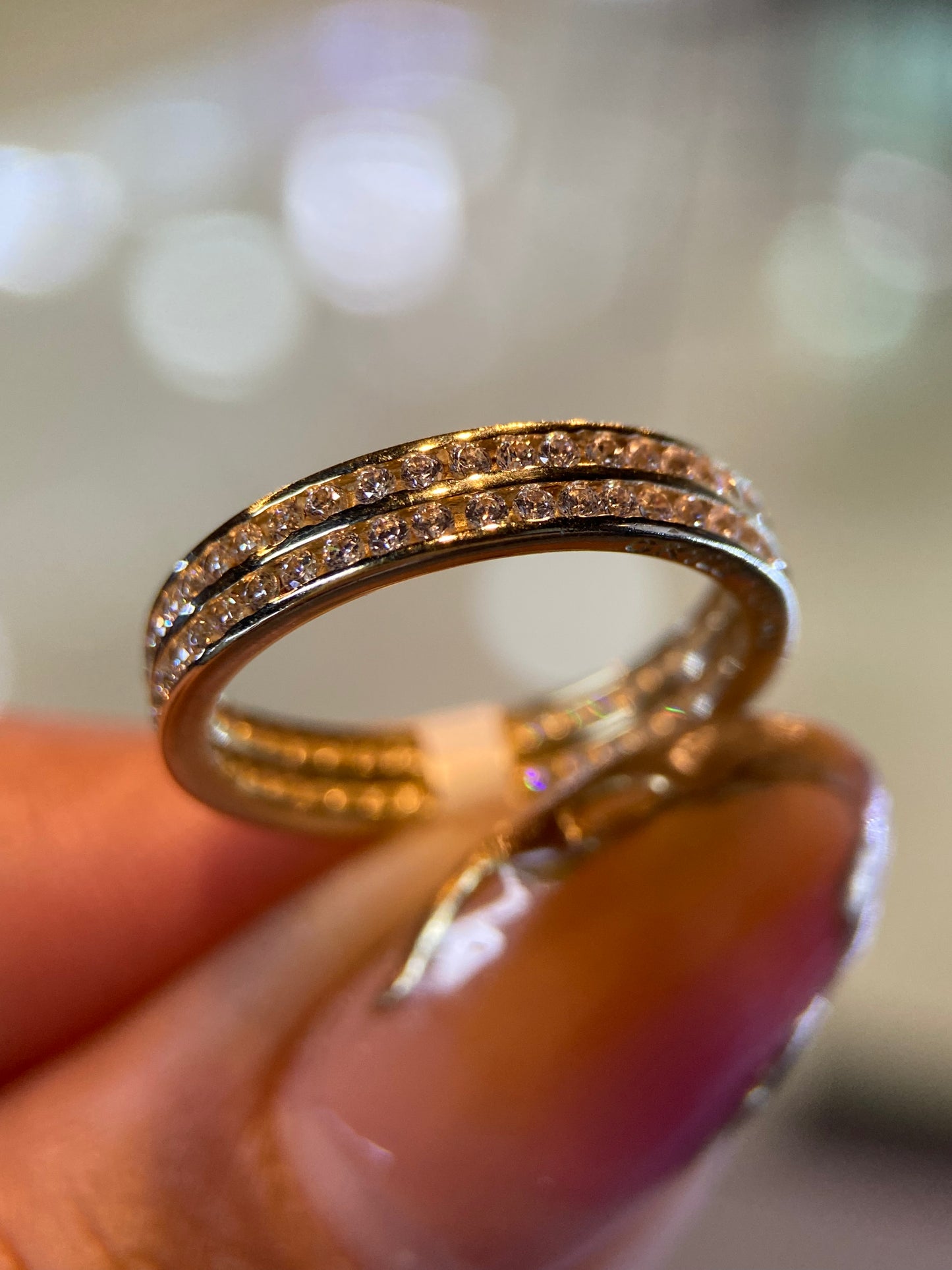 Anillo de compromiso en oro