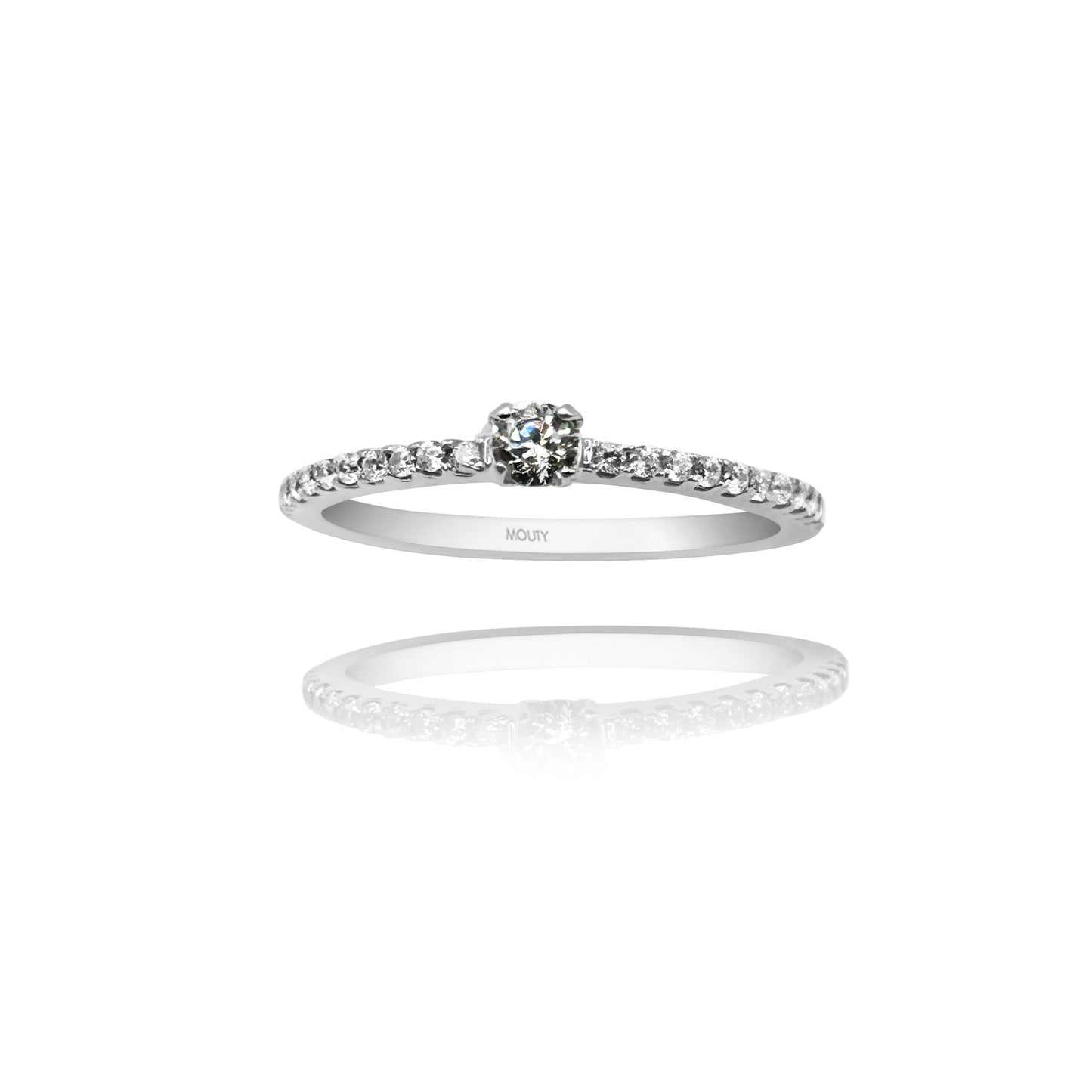 Anillo de compromiso en oro