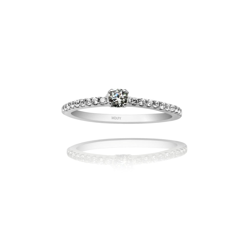 Anillo de compromiso en oro