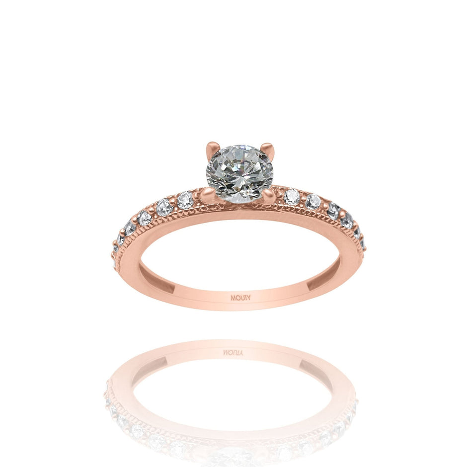 Anillo de compromiso en oro