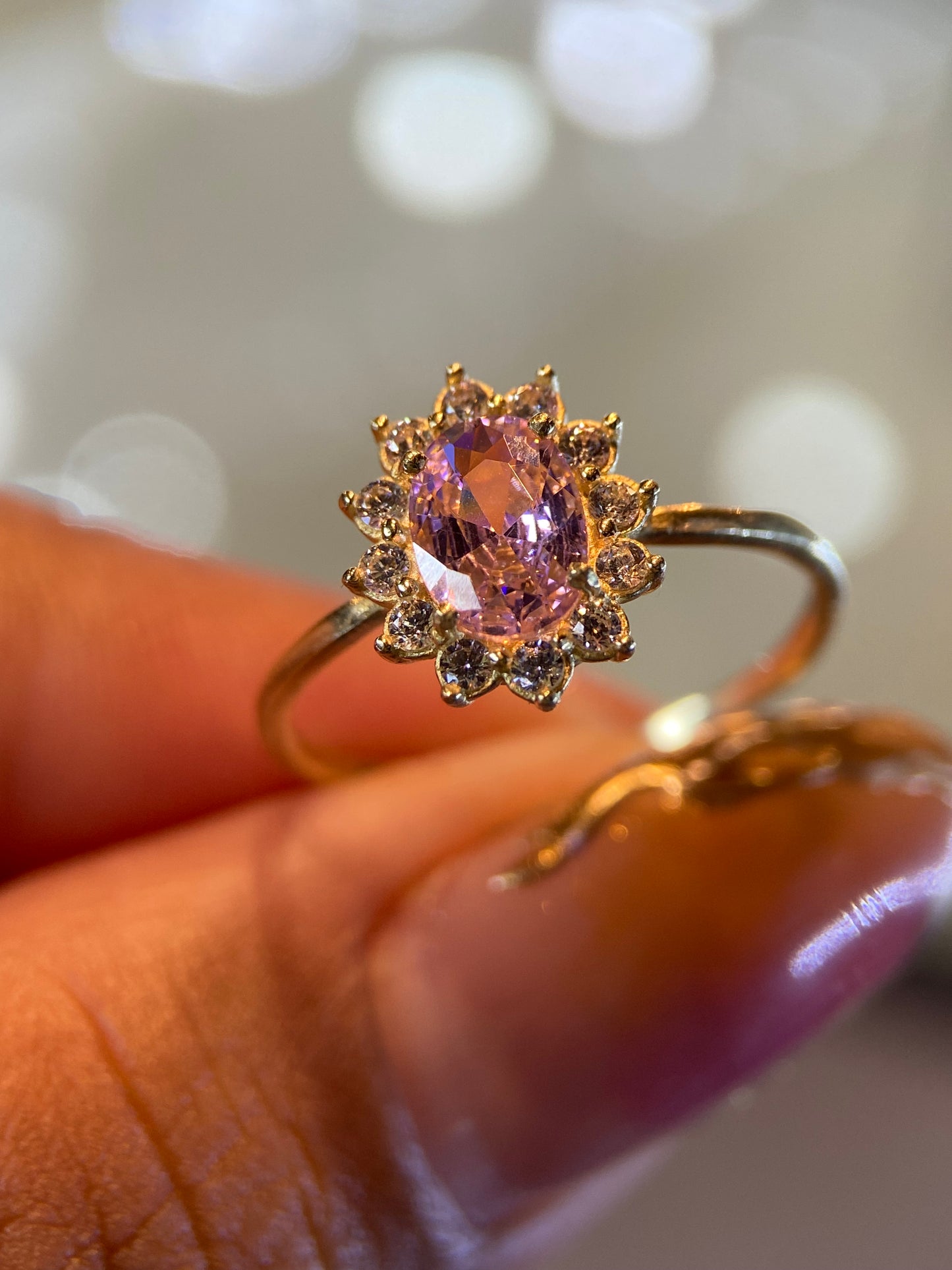 Anillo de compromiso en oro