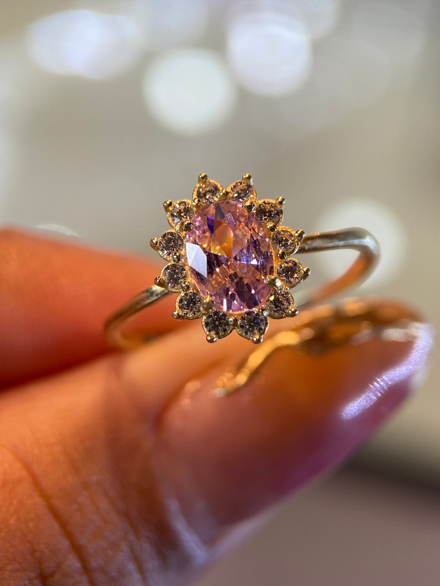 Anillo de compromiso en oro