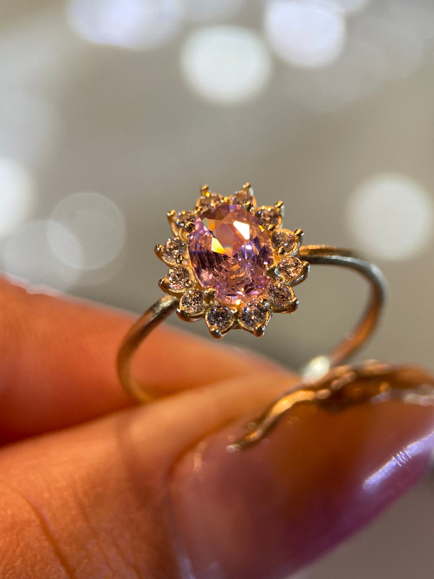 Anillo de compromiso en oro