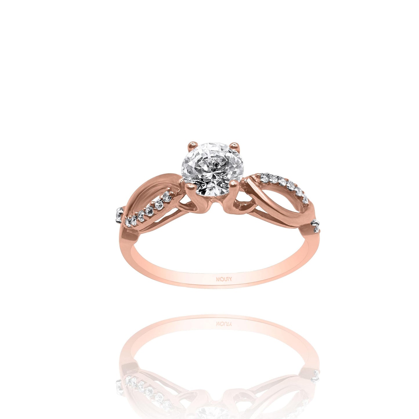 Anillo de compromiso en oro