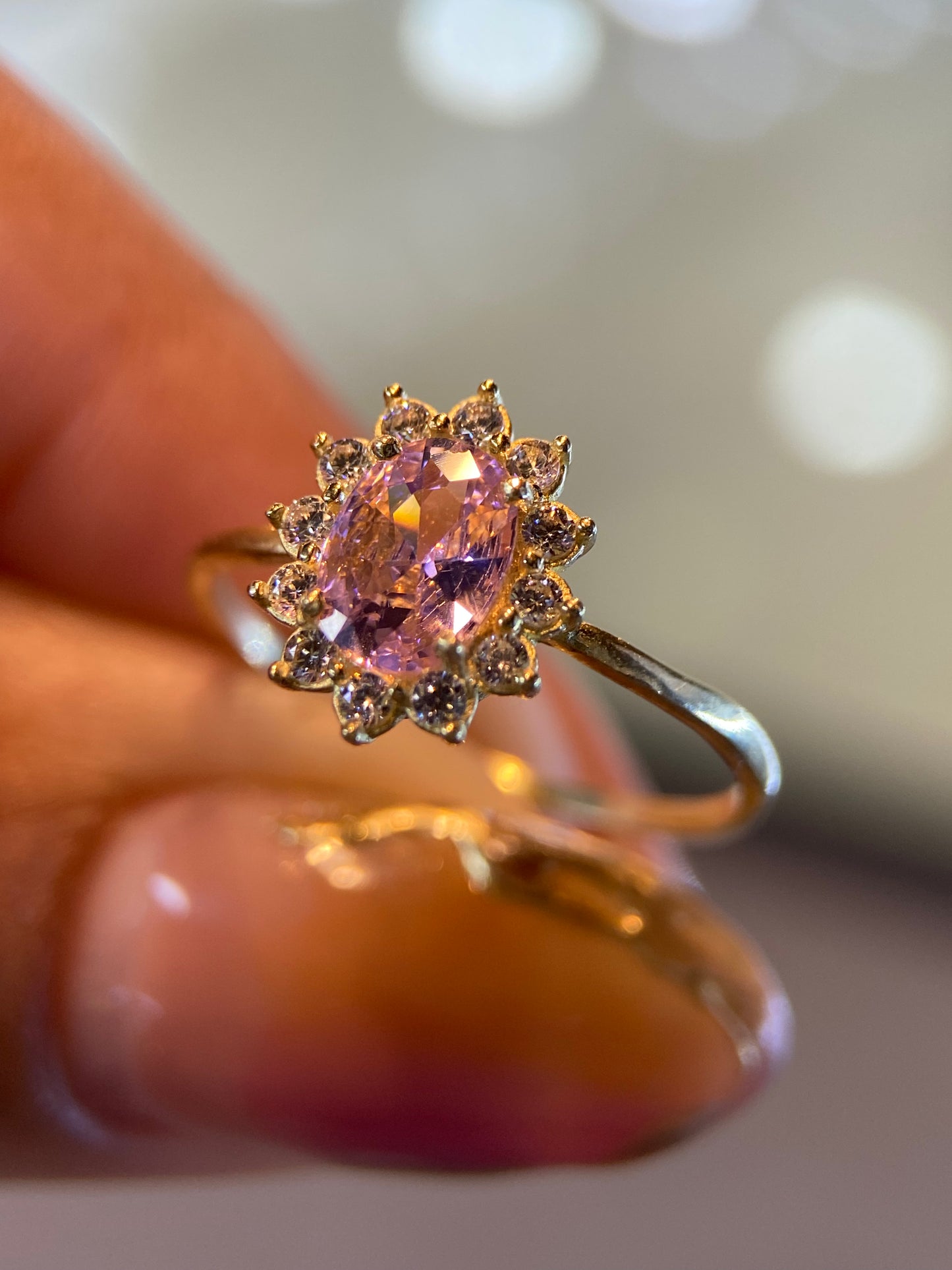 Anillo de compromiso en oro