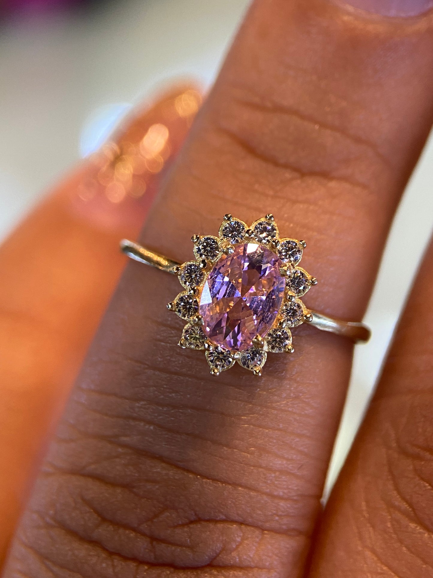 Anillo de compromiso en oro