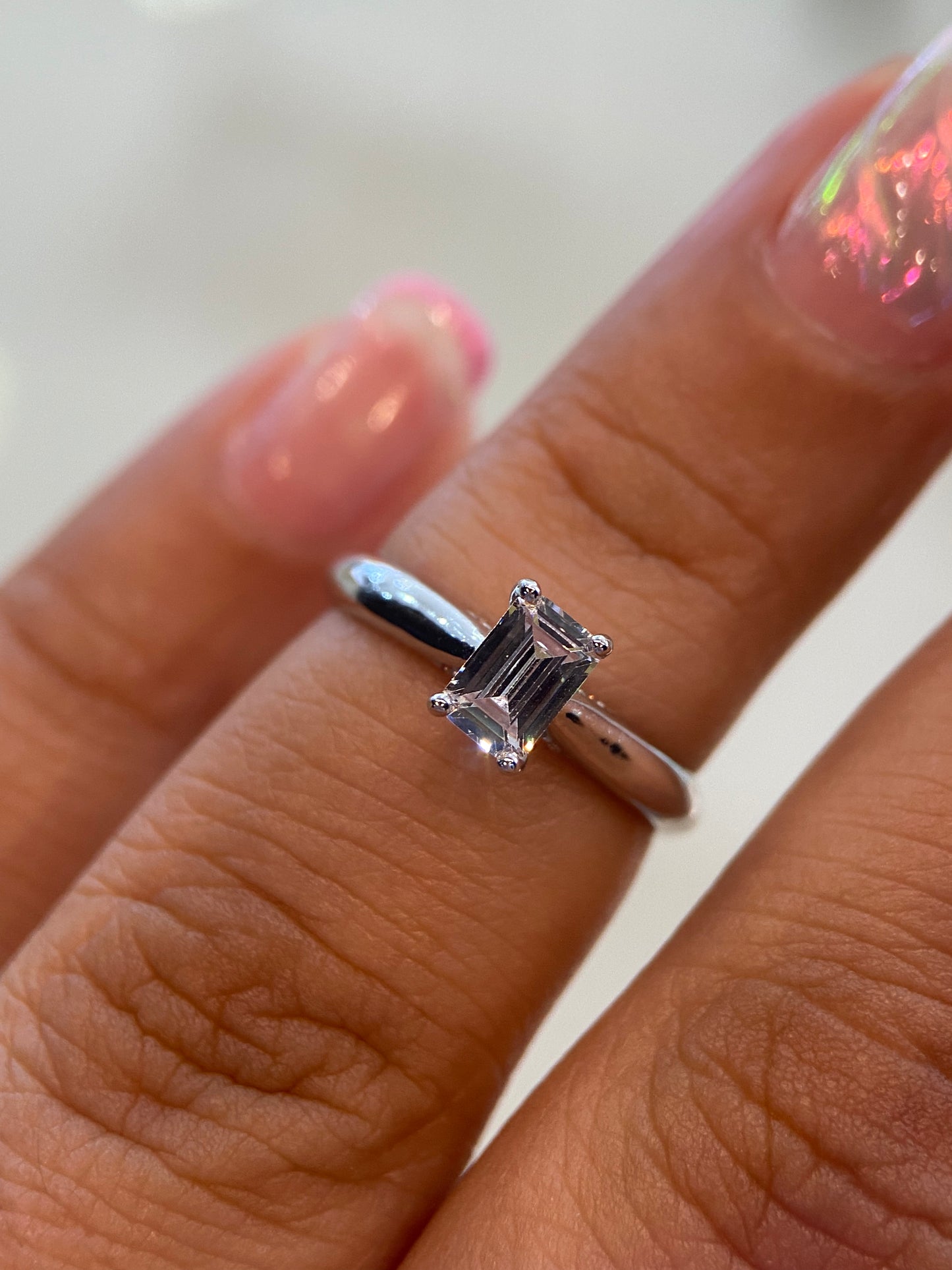 Anillo de compromiso en oro