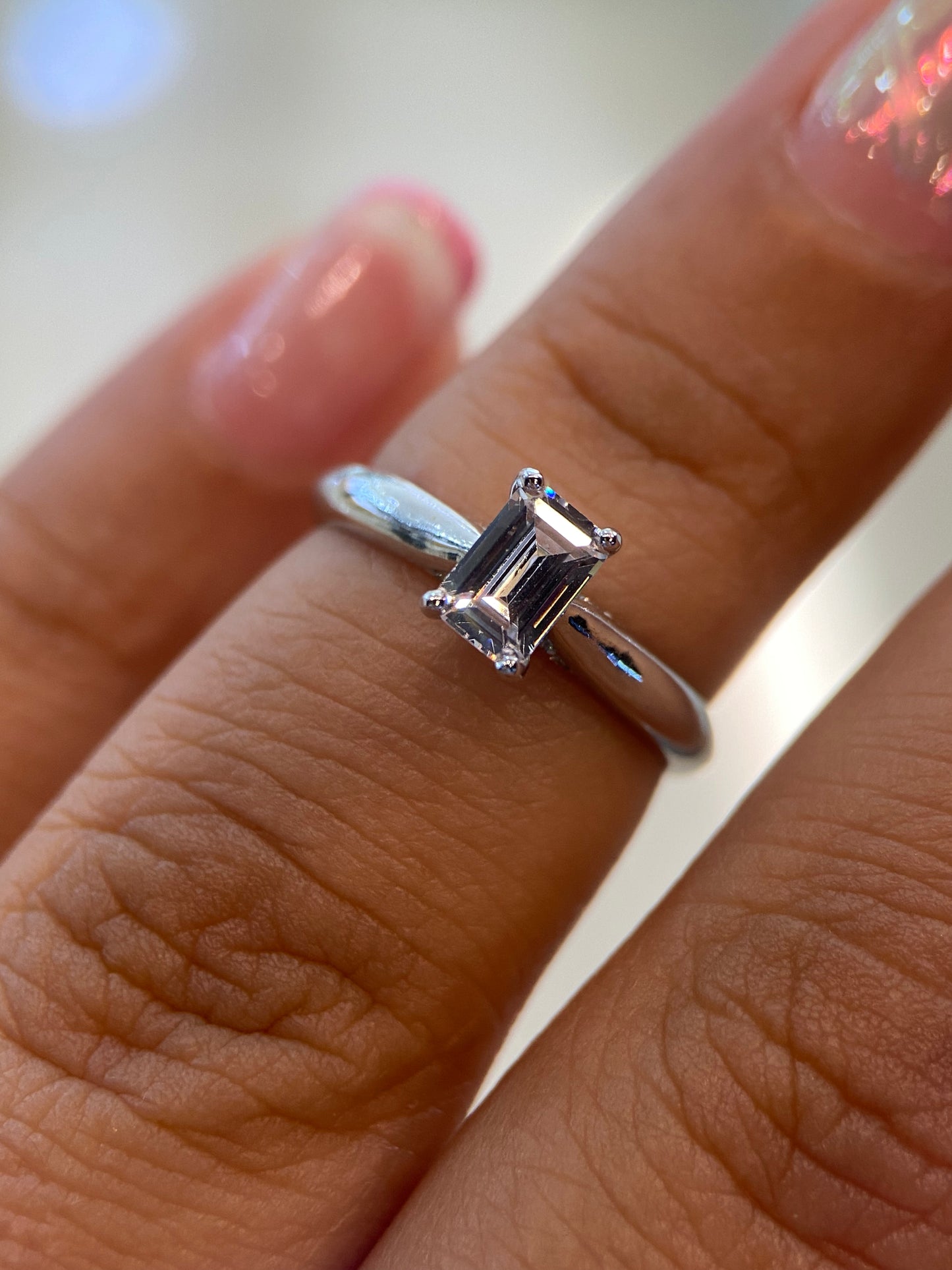 Anillo de compromiso en oro