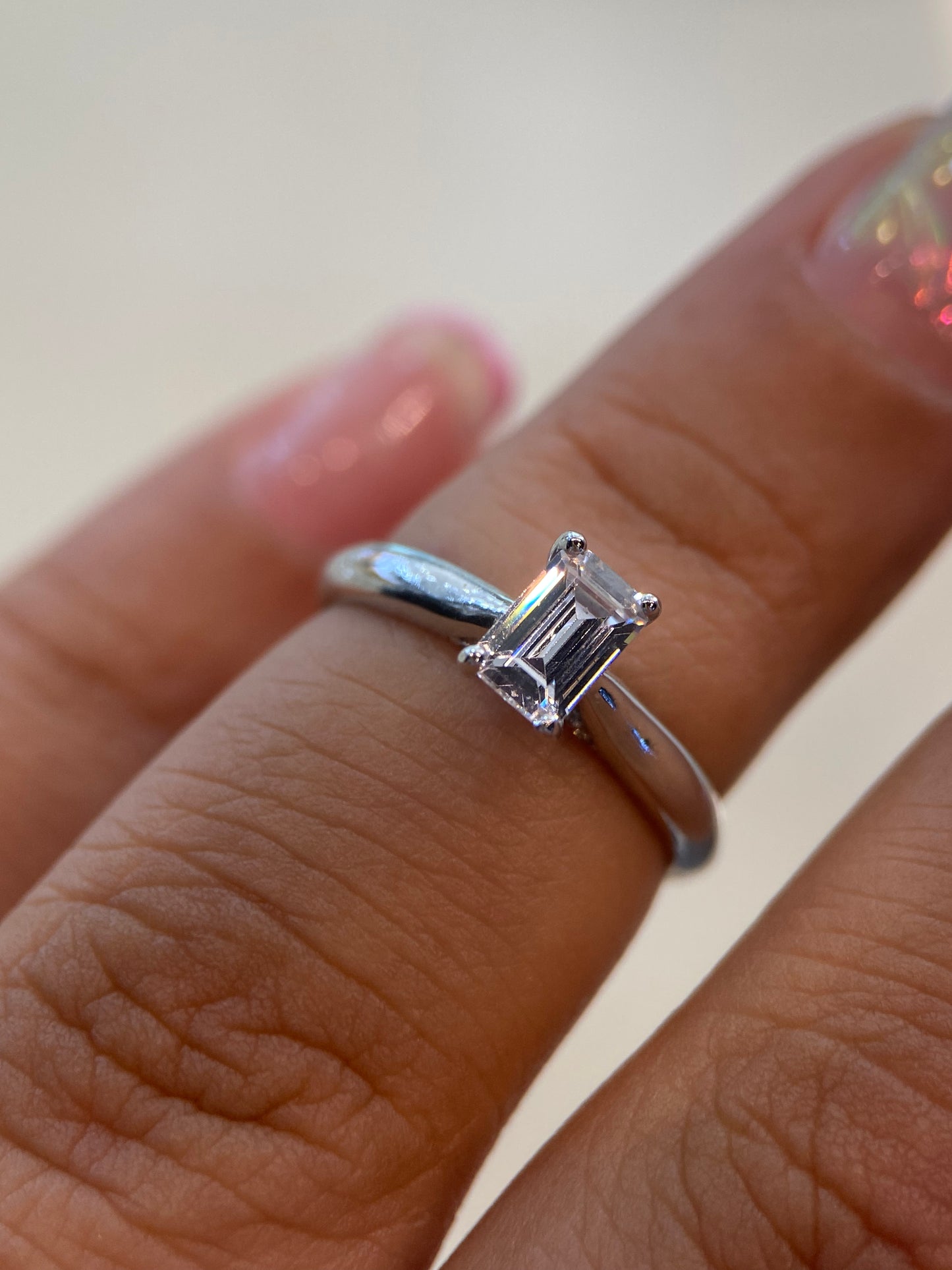 Anillo de compromiso en oro