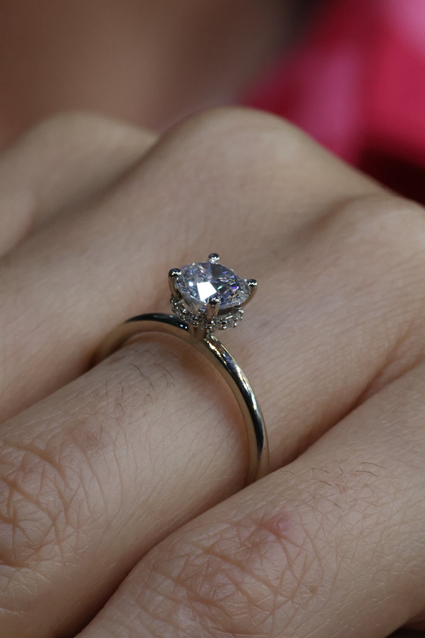 Anillo de compromiso en oro